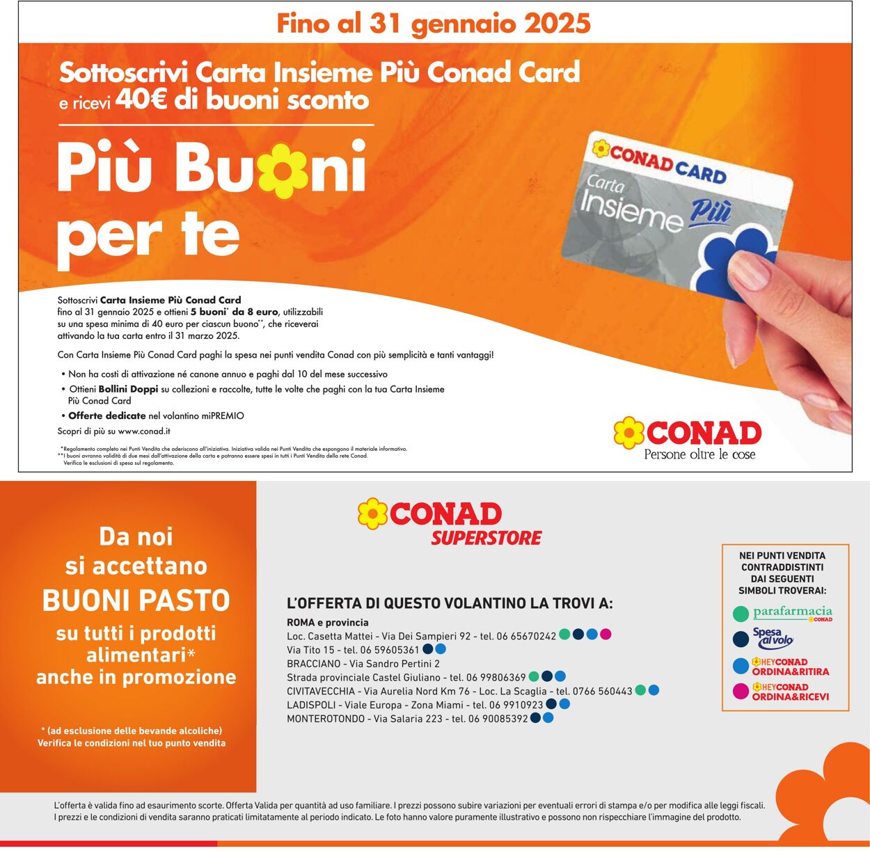 Volantino Conad 15.01.2025 - 28.01.2025