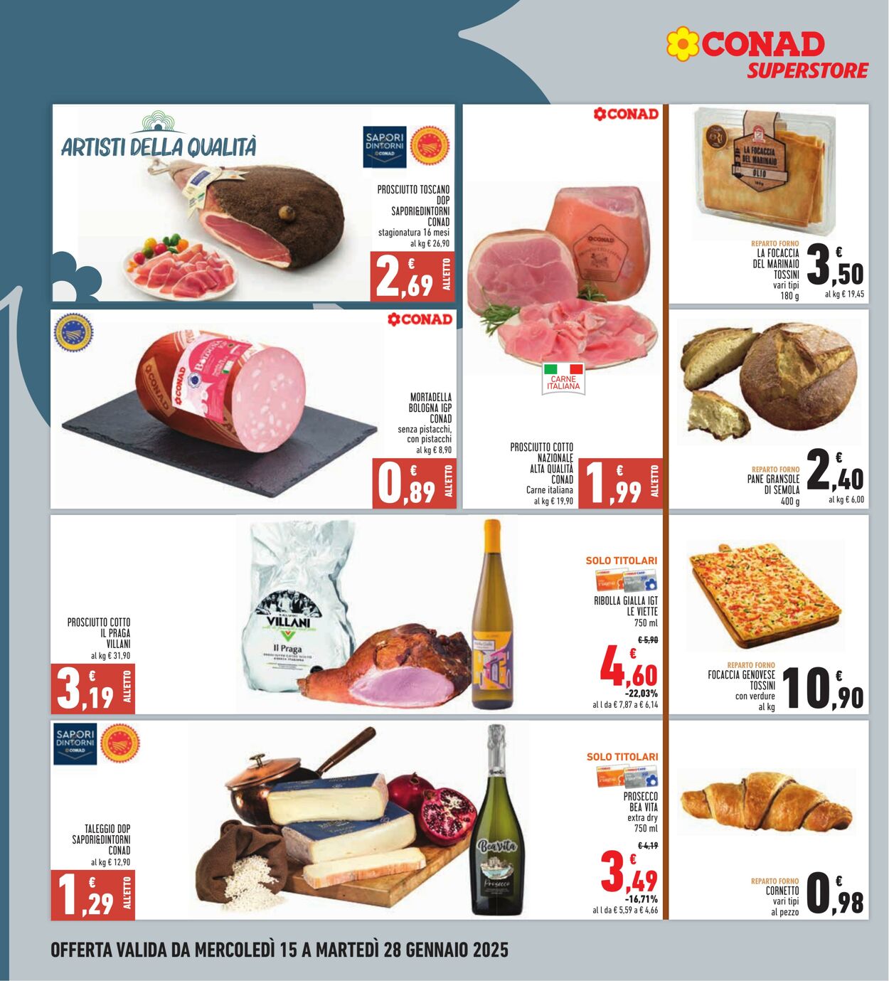 Volantino Conad 15.01.2025 - 28.01.2025