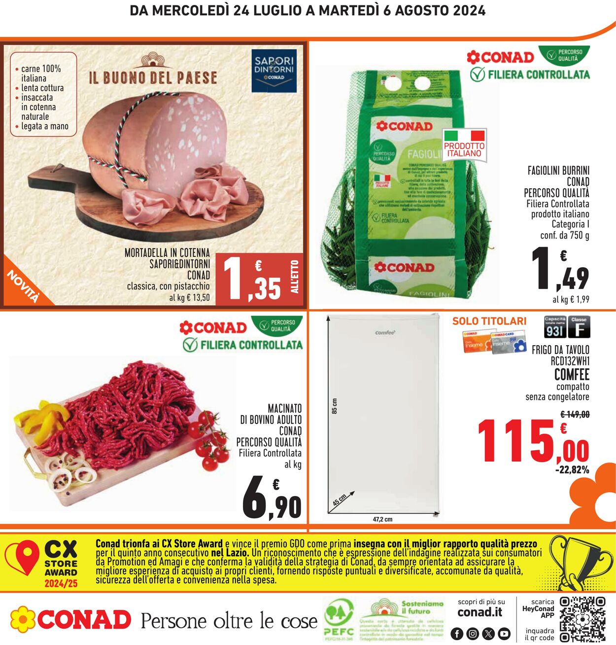 Volantino Conad 24.07.2024 - 06.08.2024