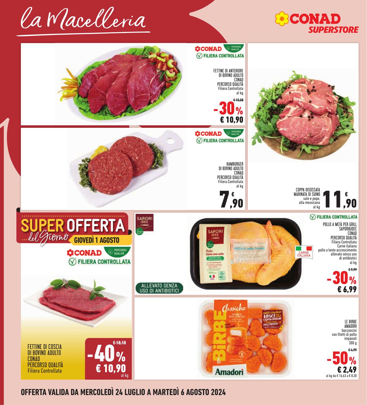 Volantino Conad 24.07.2024 - 06.08.2024