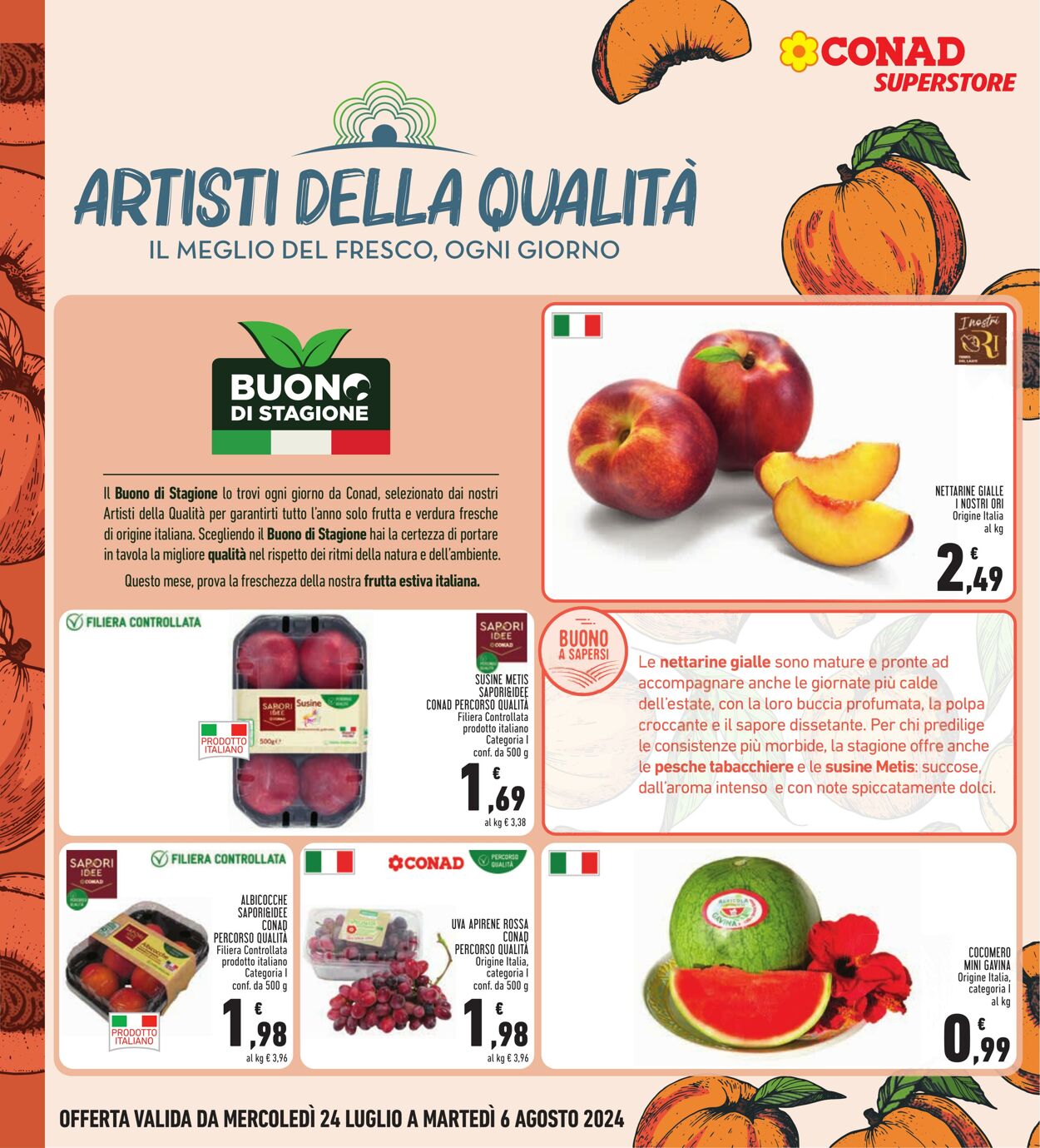 Volantino Conad 24.07.2024 - 06.08.2024