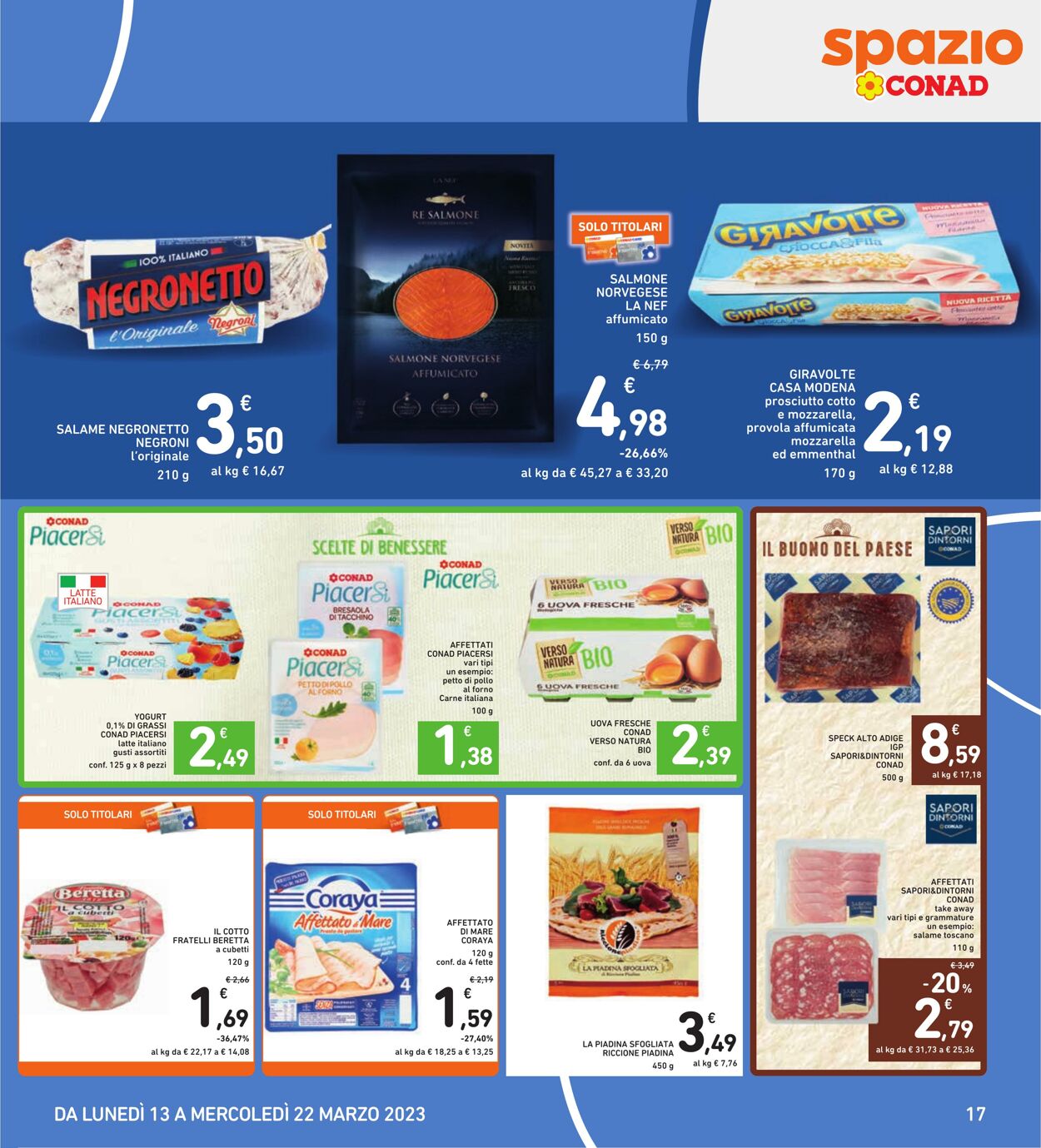 Volantino Conad 13.03.2023 - 22.03.2023