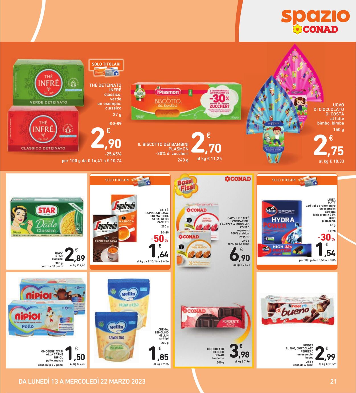 Volantino Conad 13.03.2023 - 22.03.2023