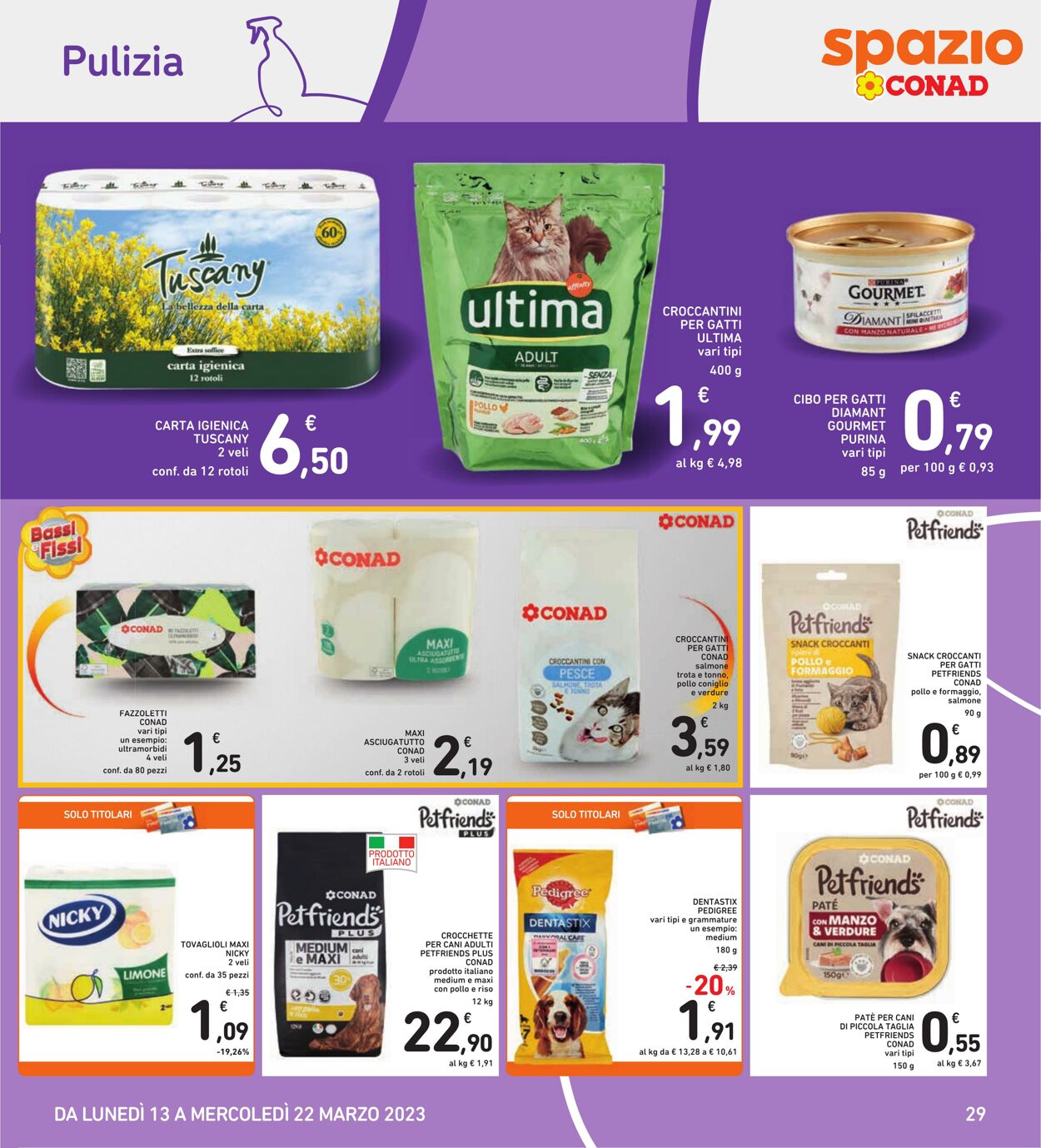 Volantino Conad 13.03.2023 - 22.03.2023