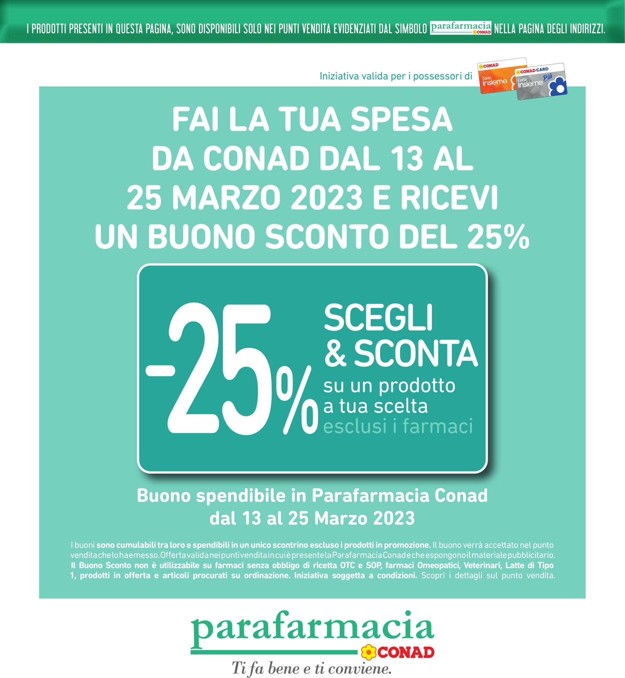 Volantino Conad 13.03.2023 - 22.03.2023