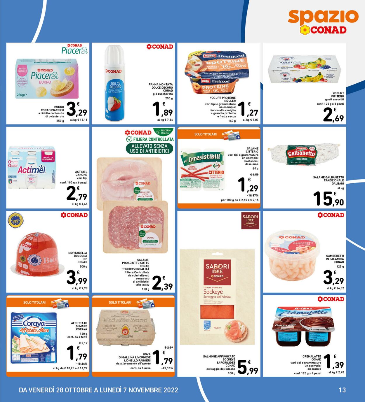 Volantino Conad 28.10.2022 - 07.11.2022