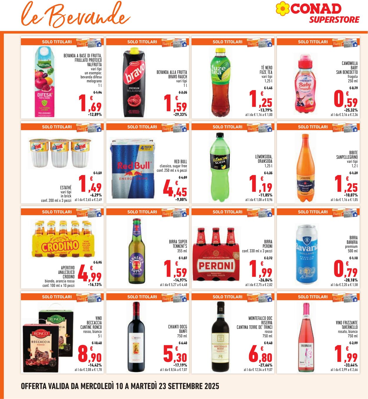 Volantino Conad 08.09.2025 - 08.09.2025