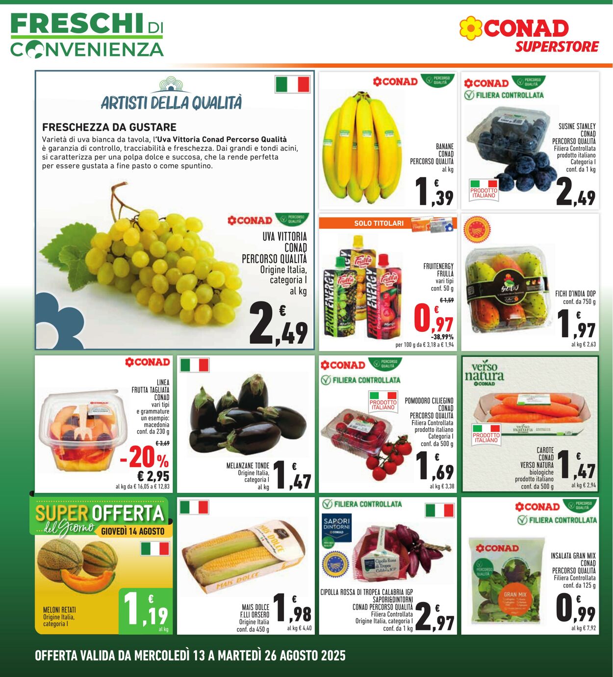 Volantino Conad 11.08.2025 - 11.08.2025