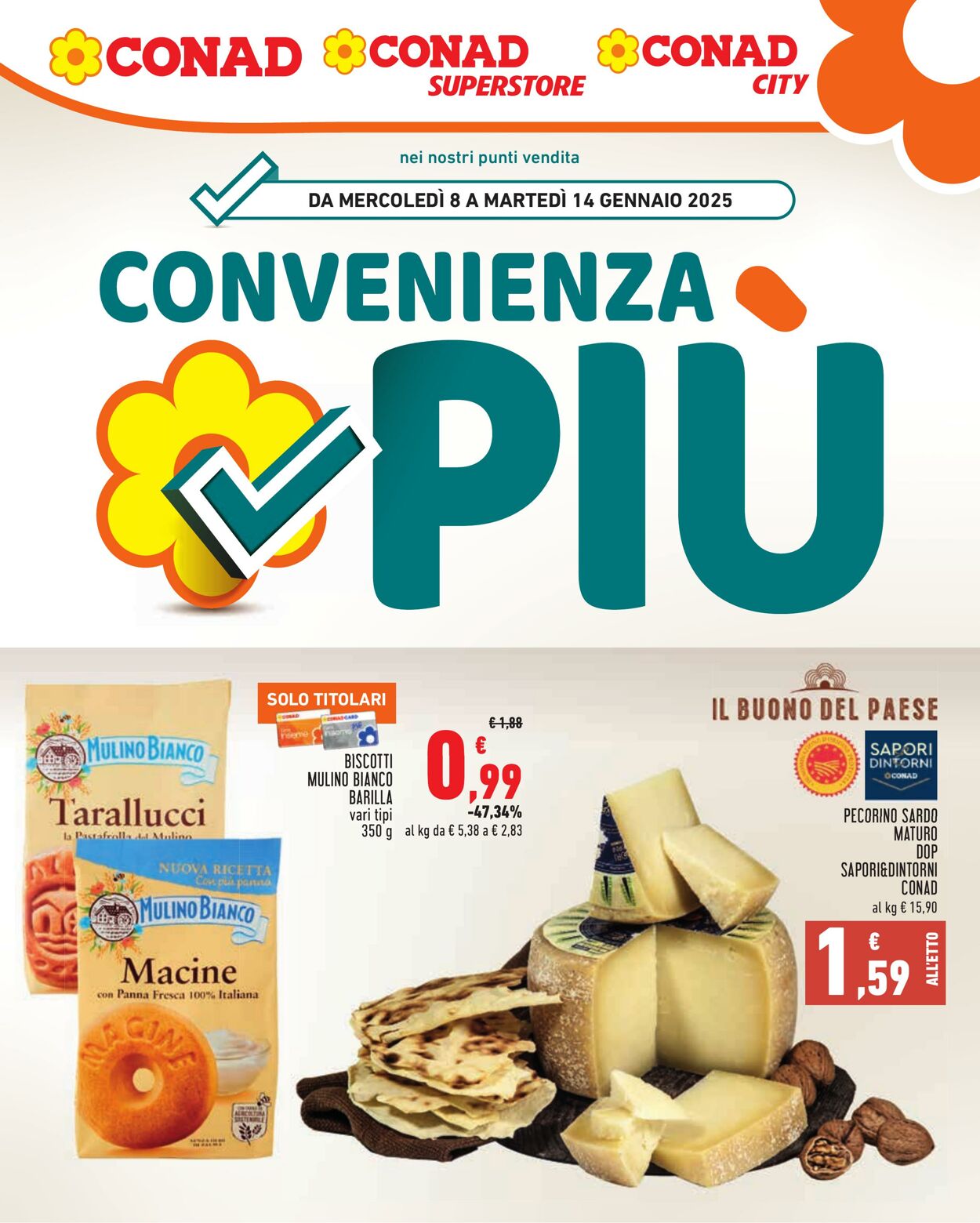 Volantino Conad 08.01.2025 - 14.01.2025