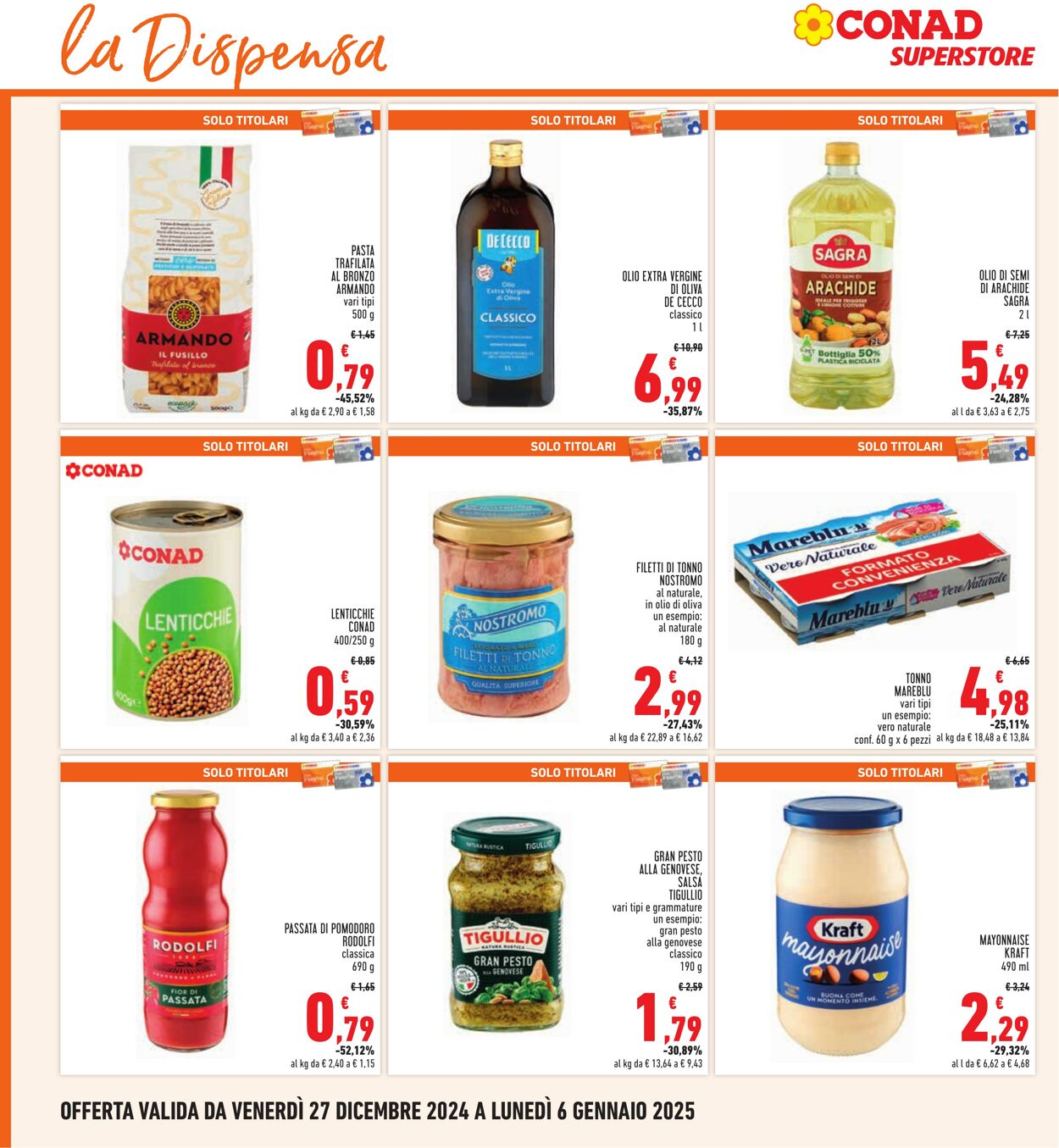 Volantino Conad 27.12.2024 - 06.01.2025