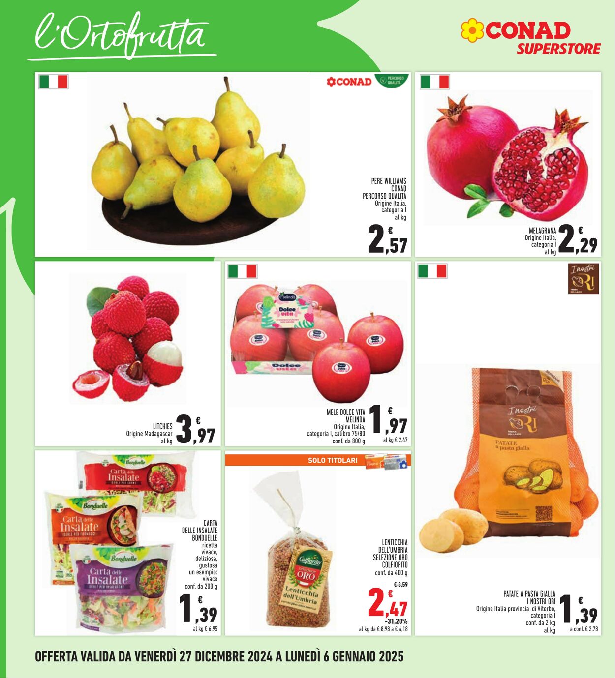 Volantino Conad 27.12.2024 - 06.01.2025