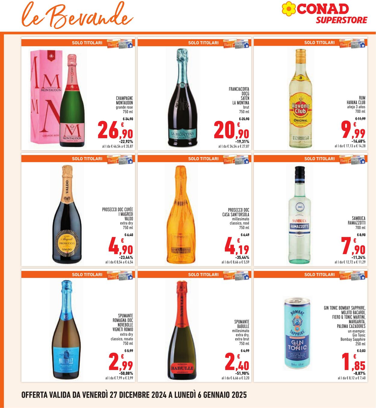 Volantino Conad 27.12.2024 - 06.01.2025