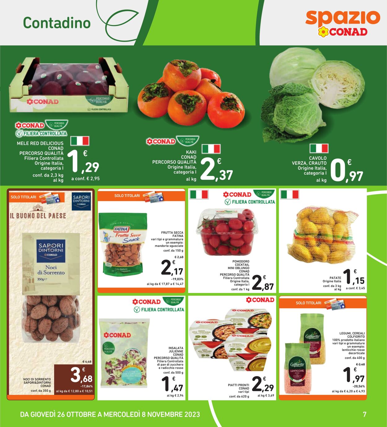 Volantino Conad 26.10.2023 - 08.11.2023