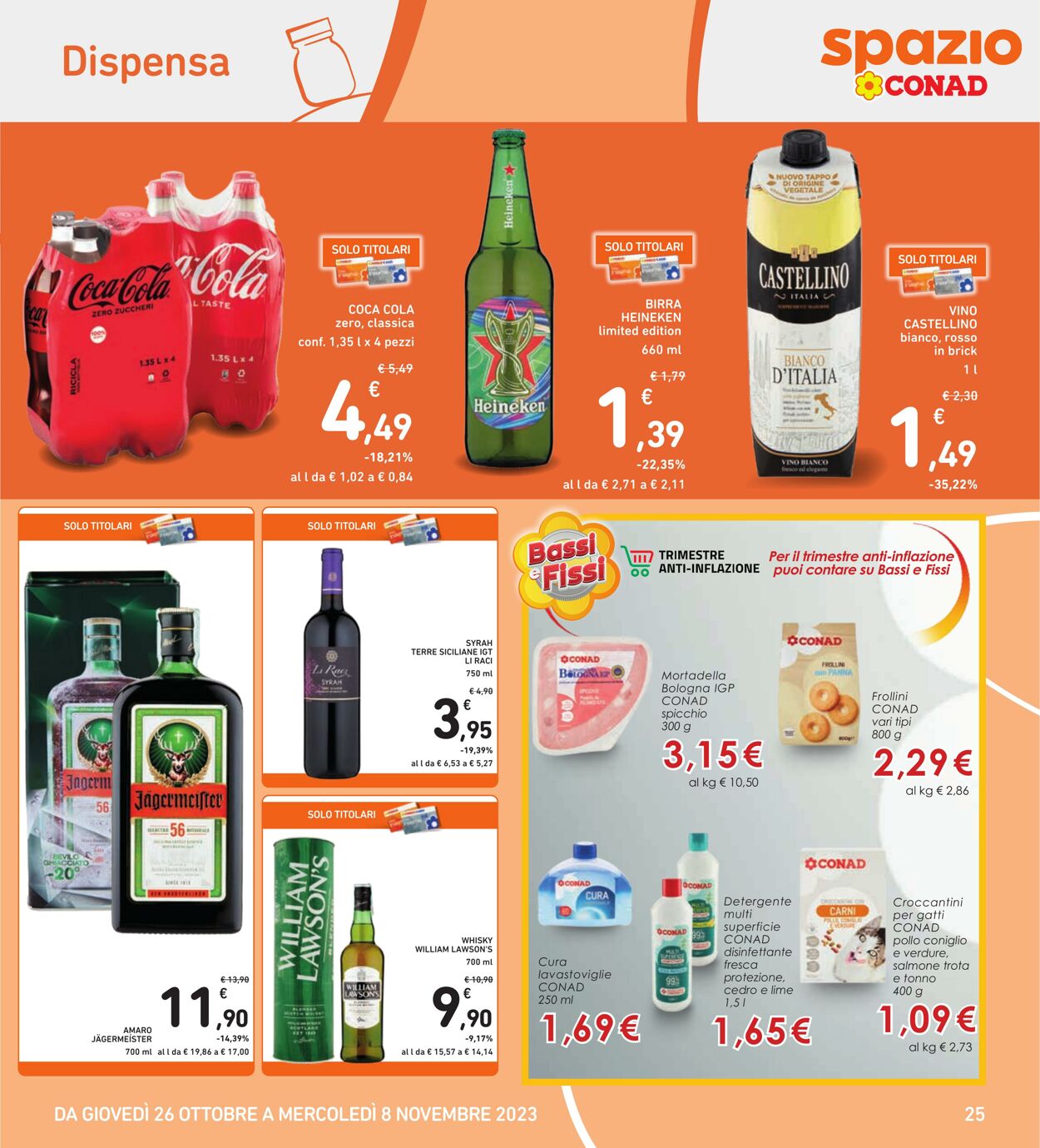 Volantino Conad 26.10.2023 - 08.11.2023