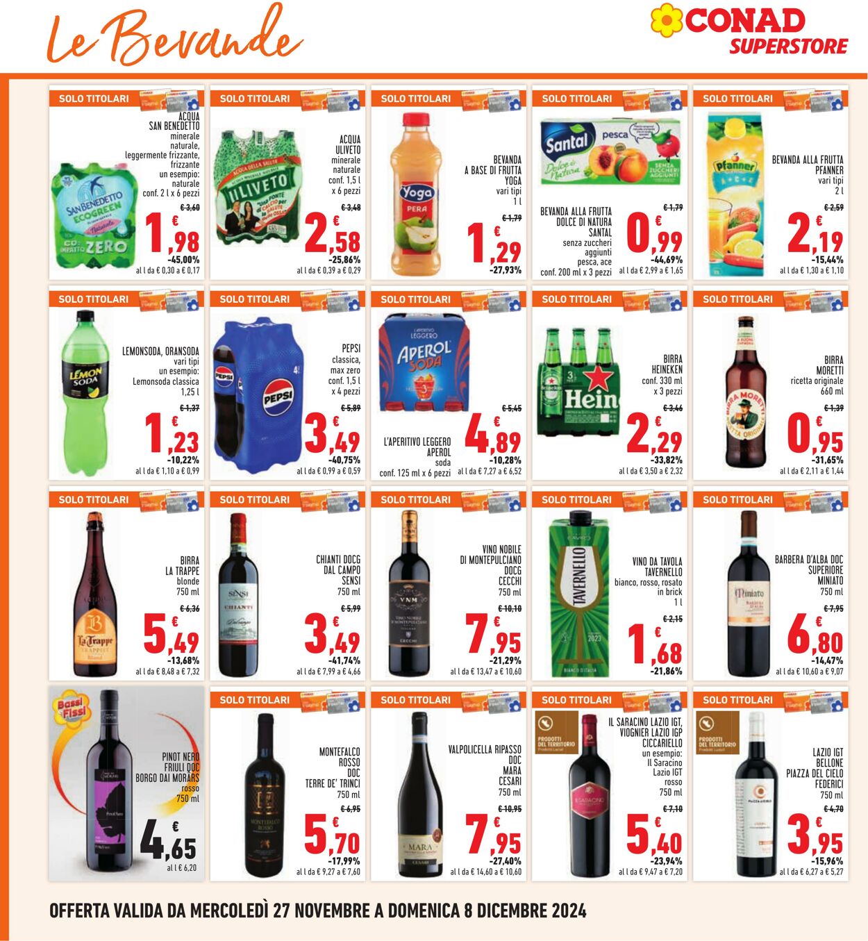 Volantino Conad 27.11.2024 - 08.12.2024