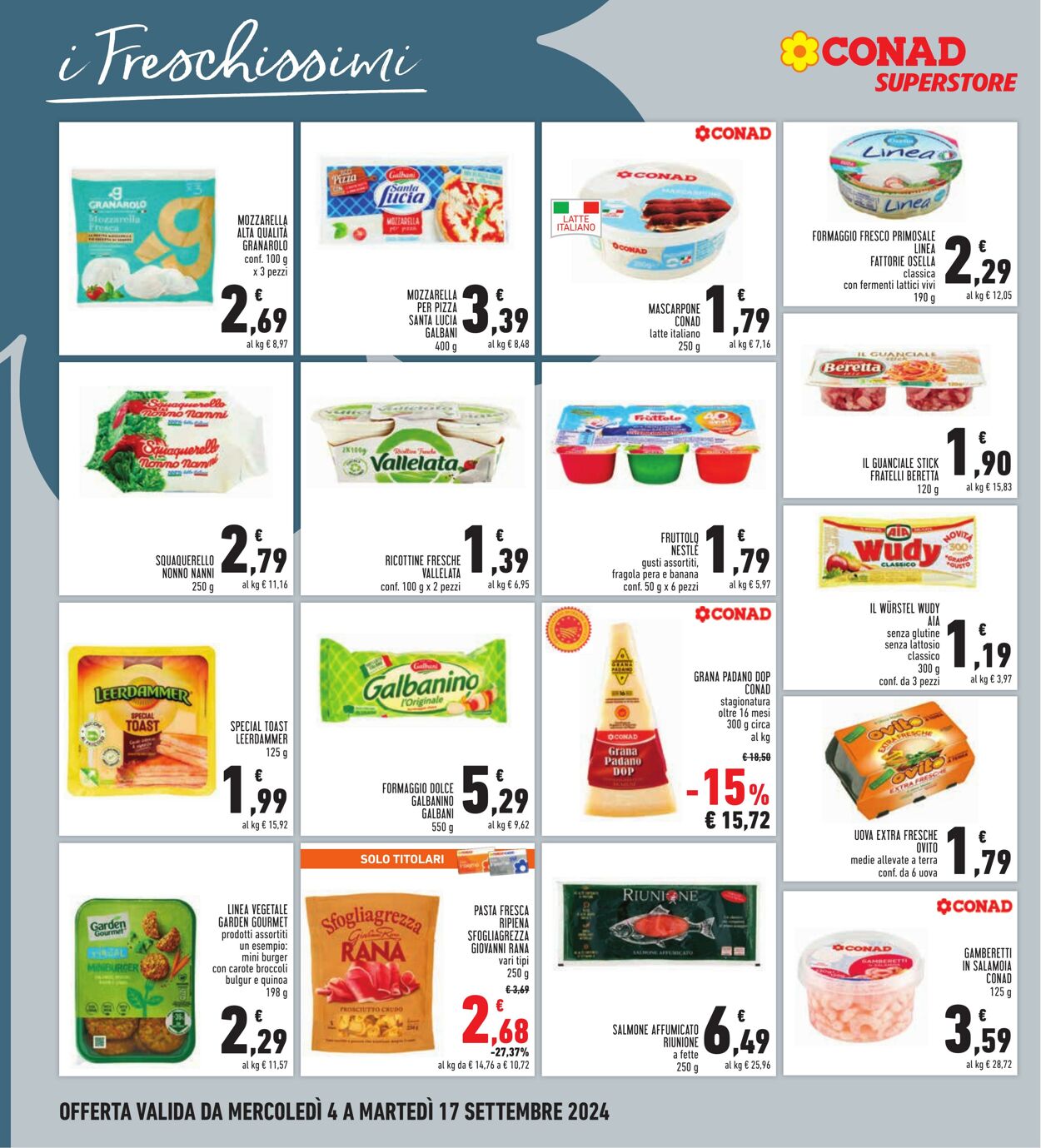 Volantino Conad 04.08.2024 - 17.09.2024