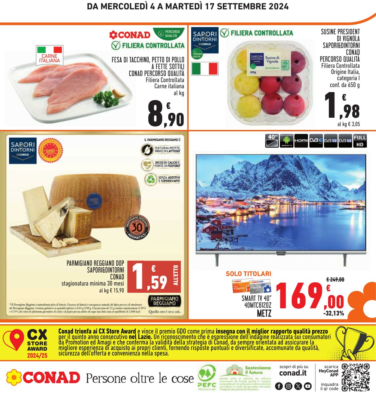 Volantino Conad 04.08.2024 - 17.09.2024