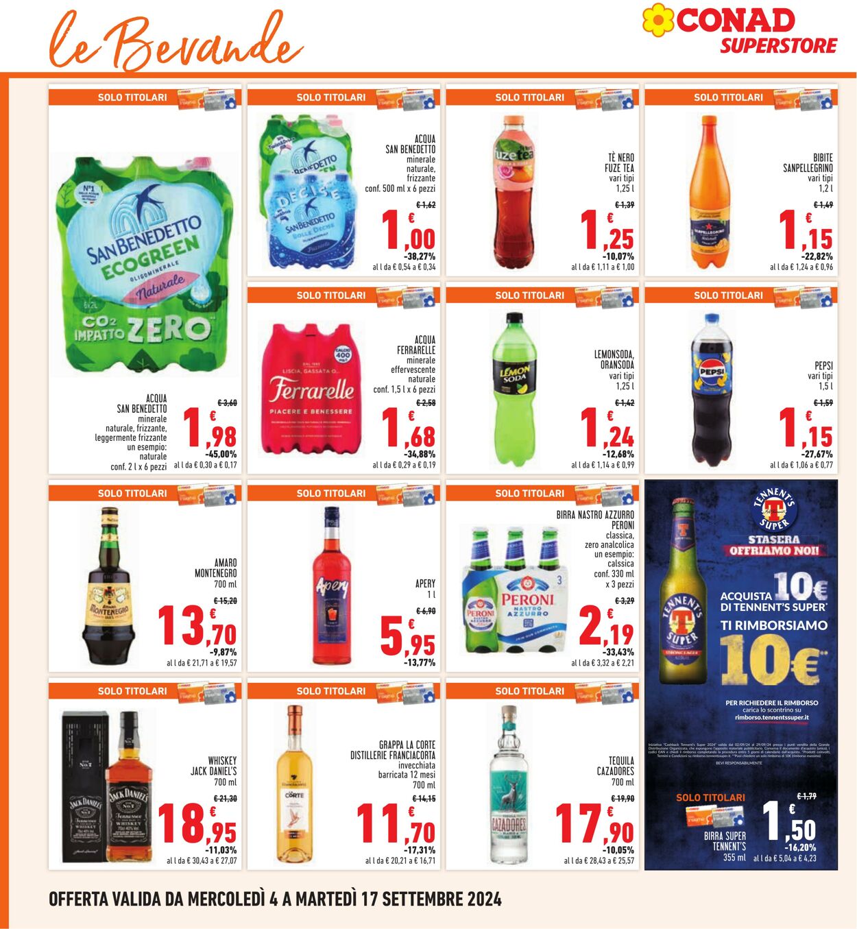 Volantino Conad 04.08.2024 - 17.09.2024