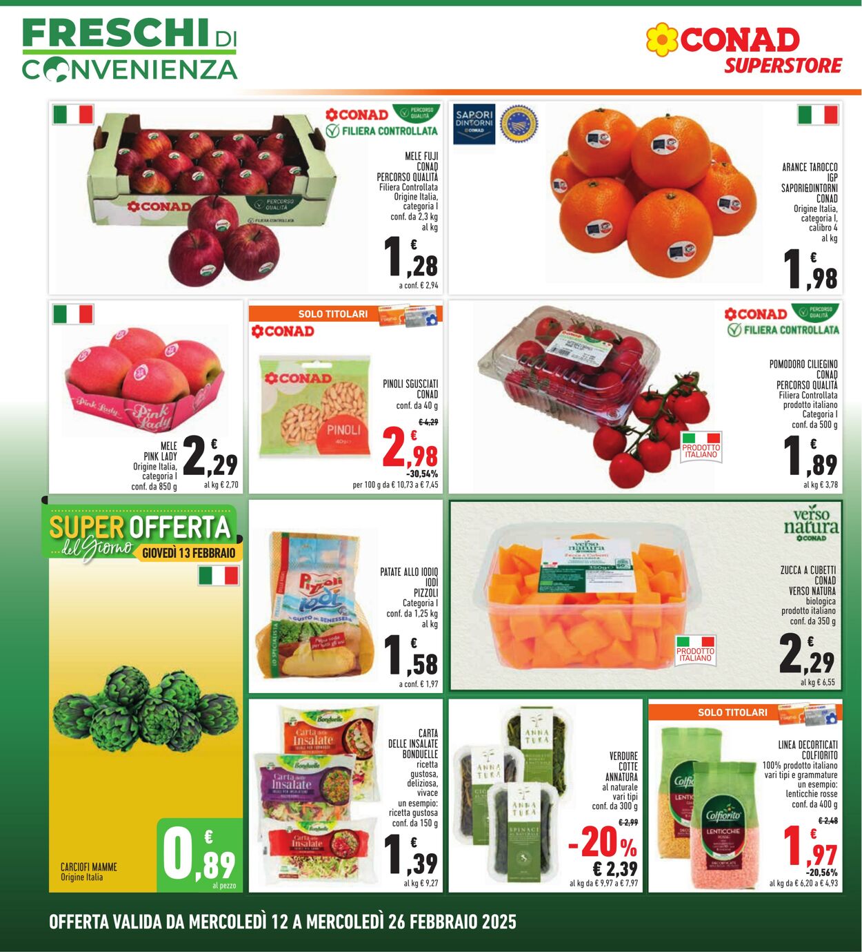 Volantino Conad 12.02.2025 - 26.02.2025