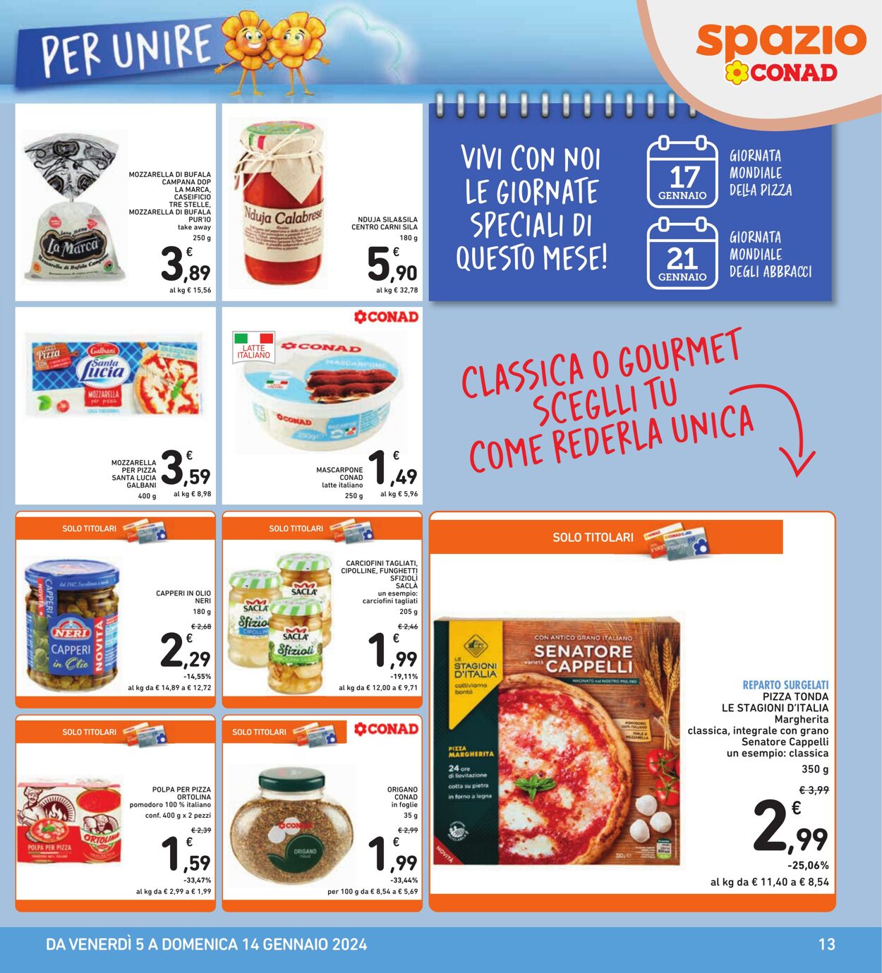 Volantino Conad 05.01.2024 - 14.01.2024