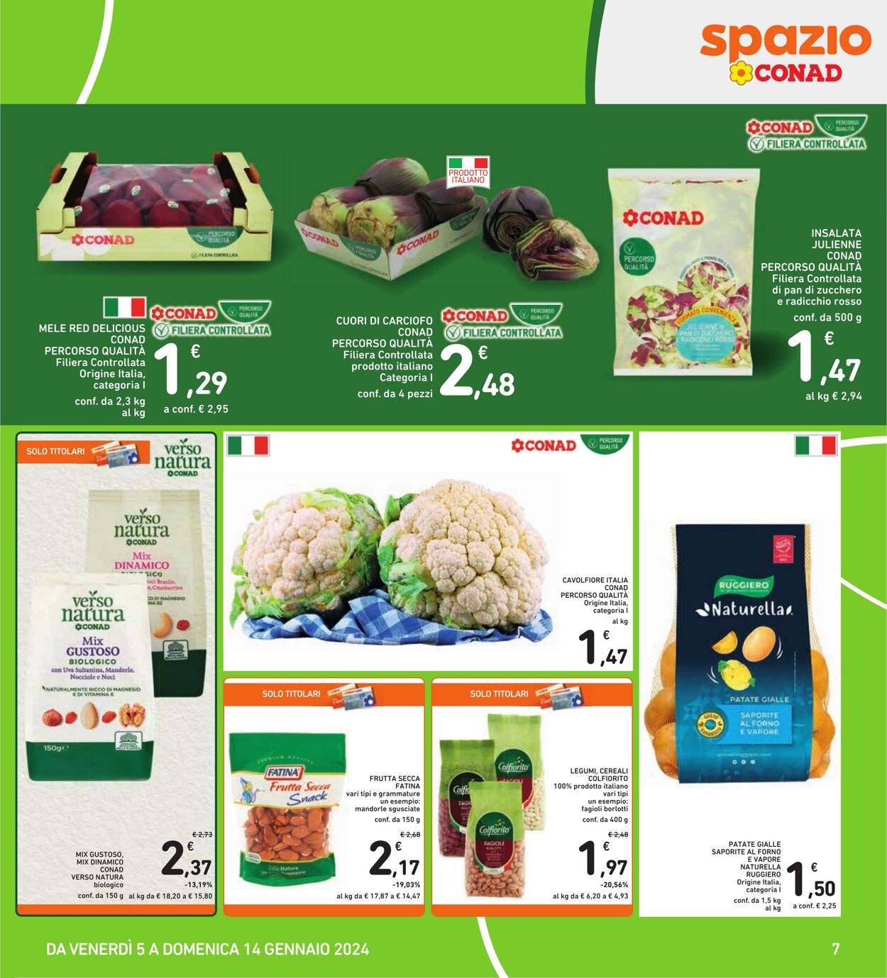 Volantino Conad 05.01.2024 - 14.01.2024