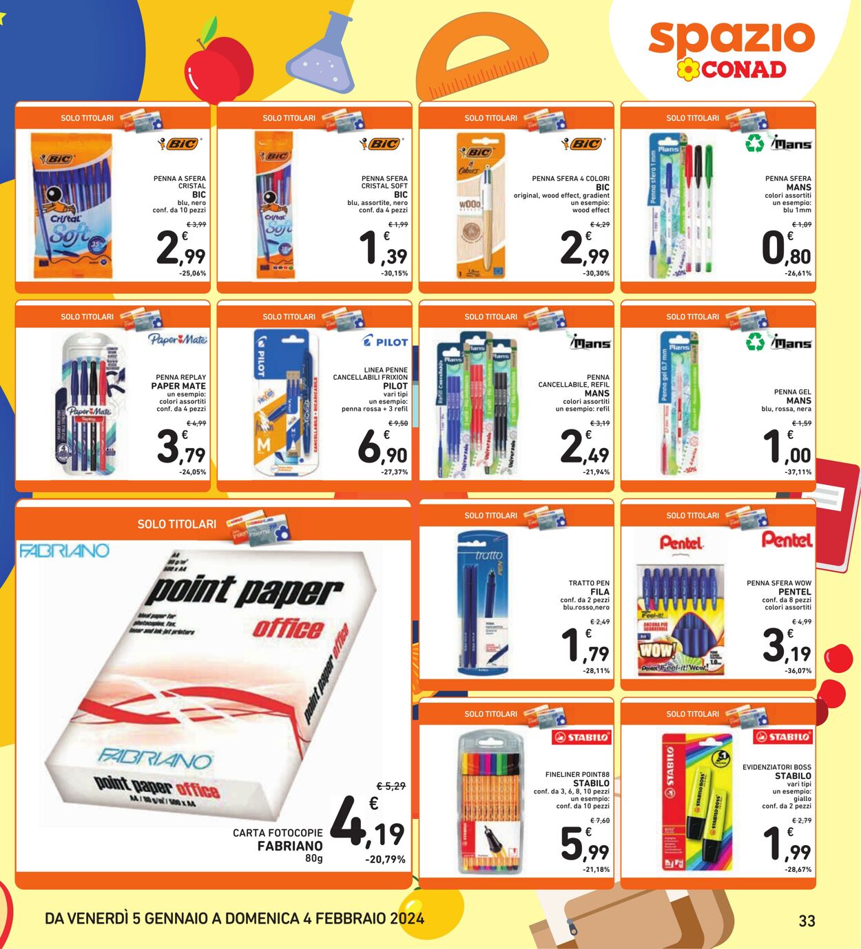 Volantino Conad 05.01.2024 - 14.01.2024