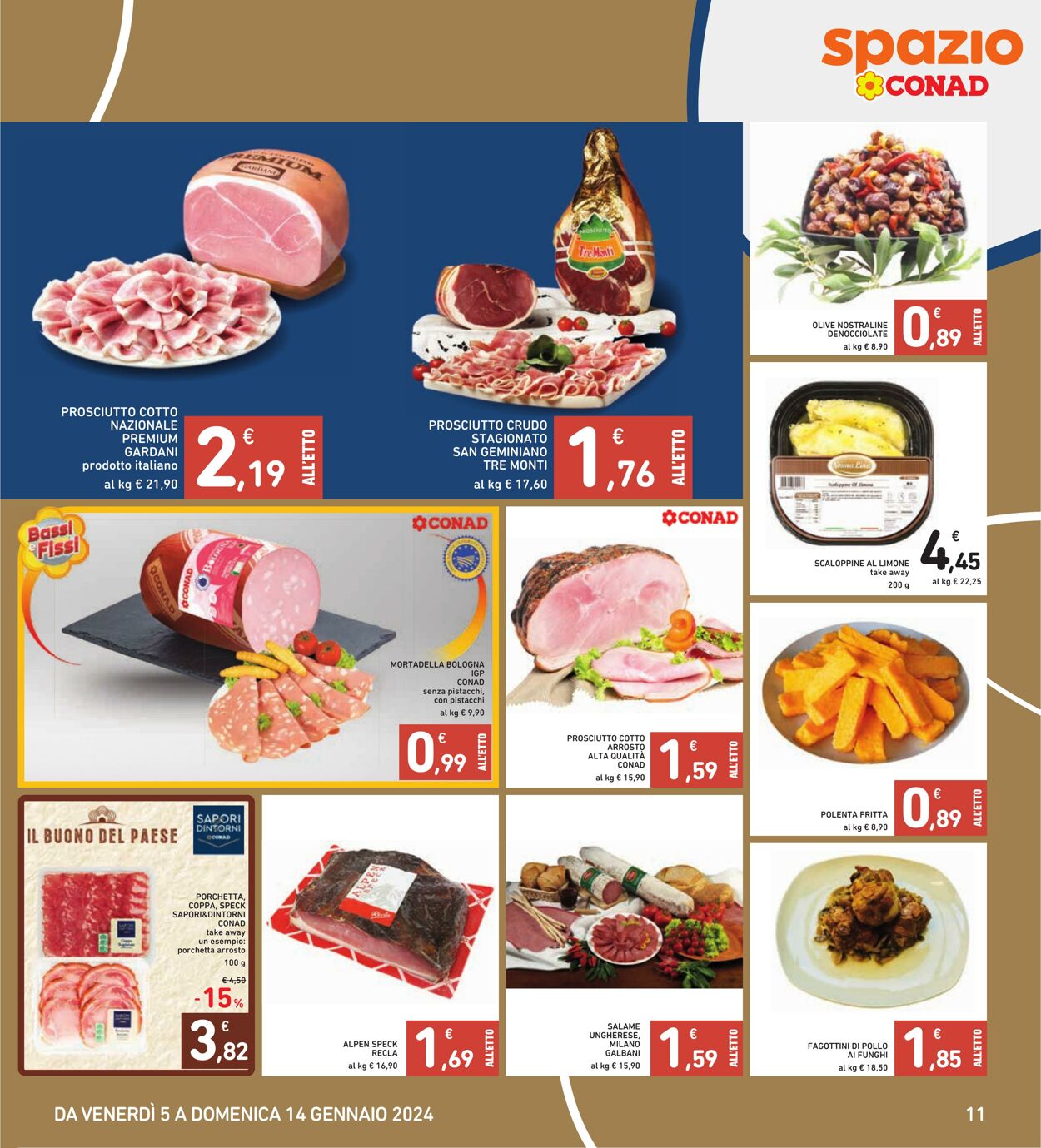 Volantino Conad 05.01.2024 - 14.01.2024