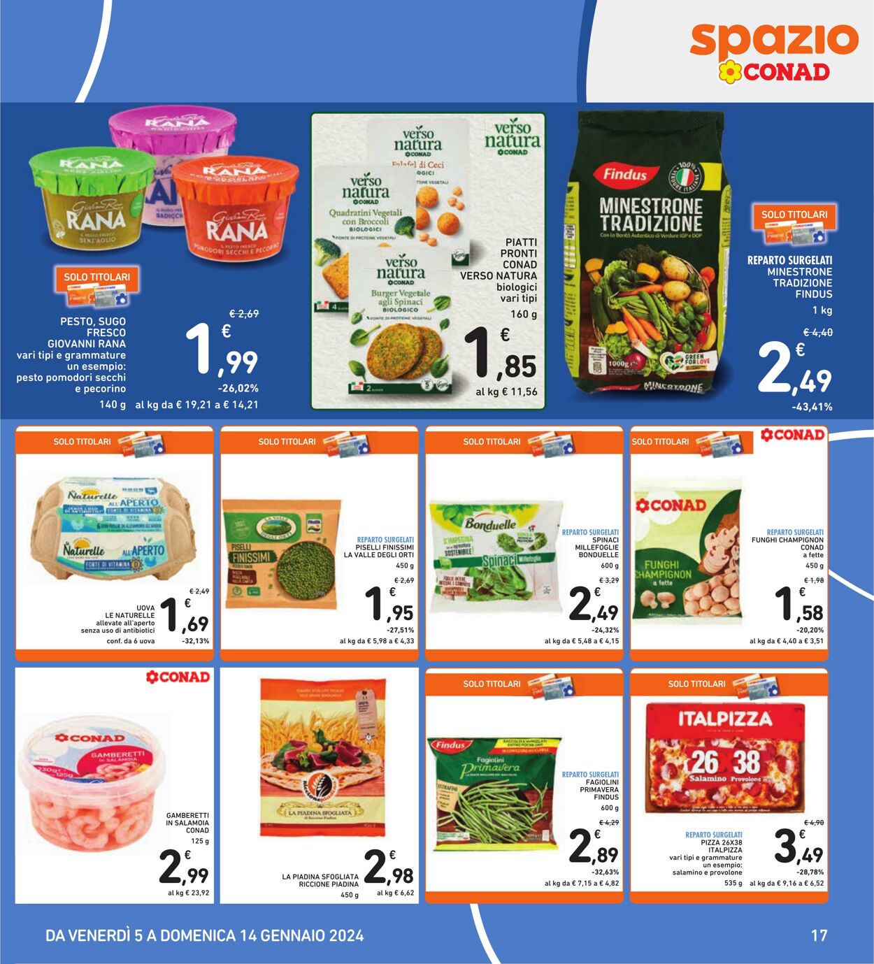 Volantino Conad 05.01.2024 - 14.01.2024