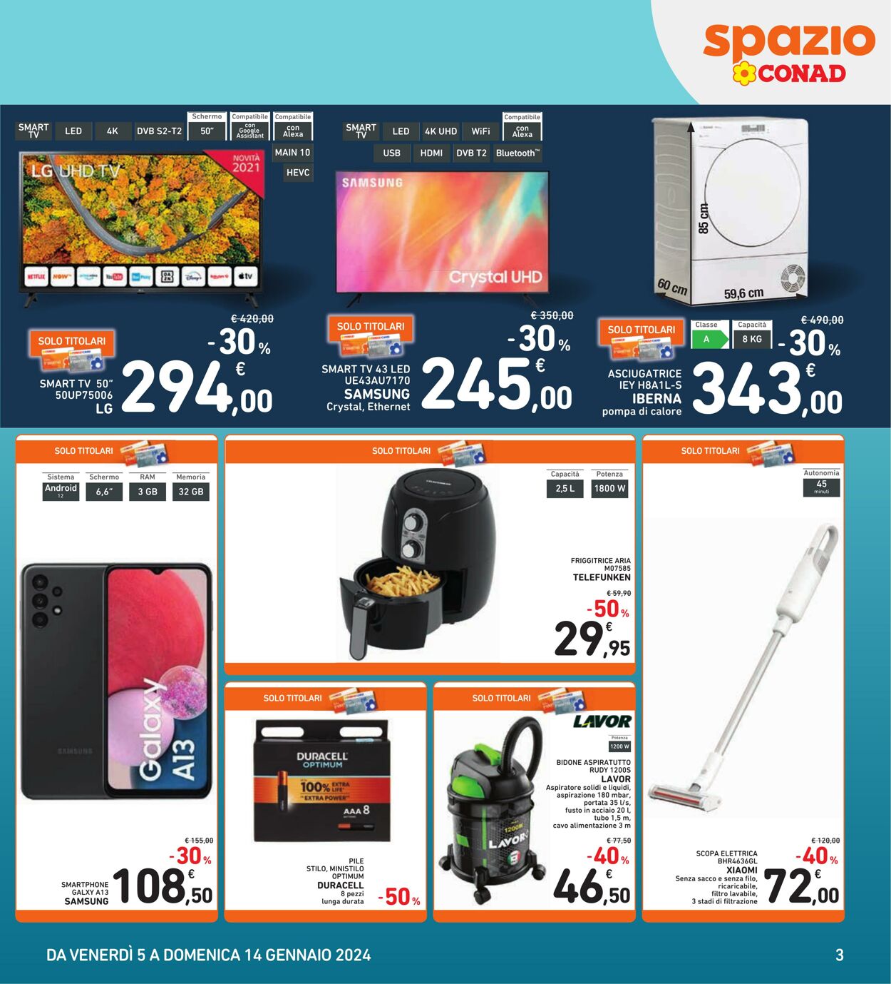 Volantino Conad 05.01.2024 - 14.01.2024