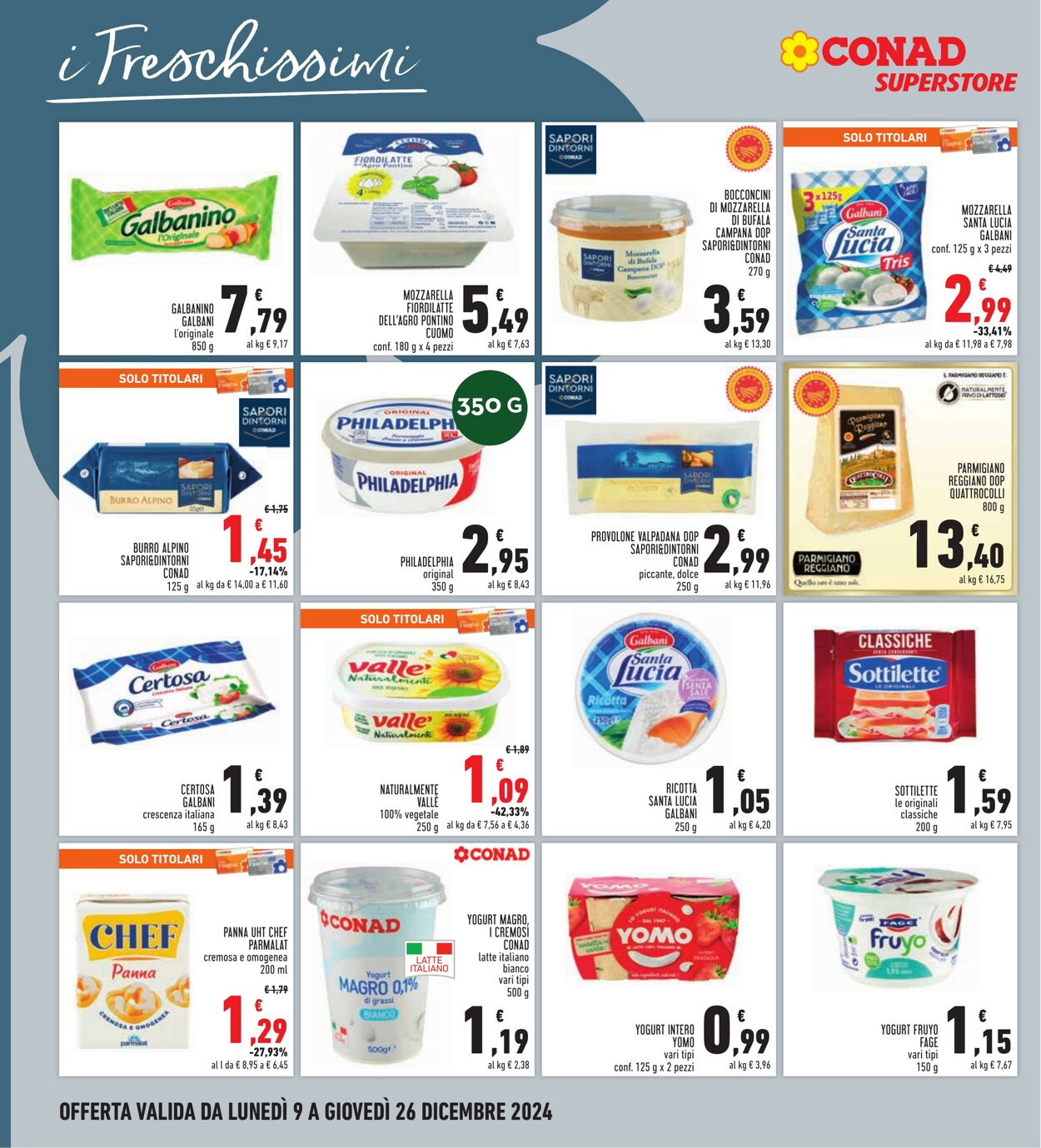 Volantino Conad 09.11.2024 - 26.12.2024