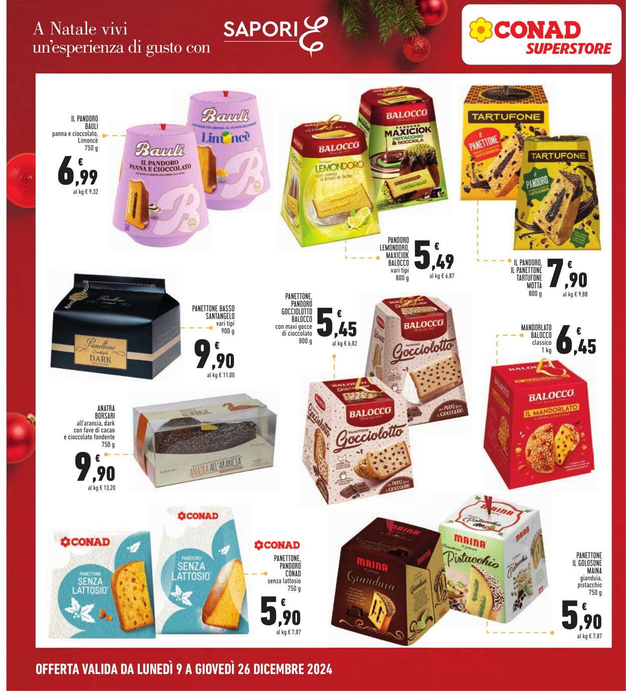 Volantino Conad 09.11.2024 - 26.12.2024