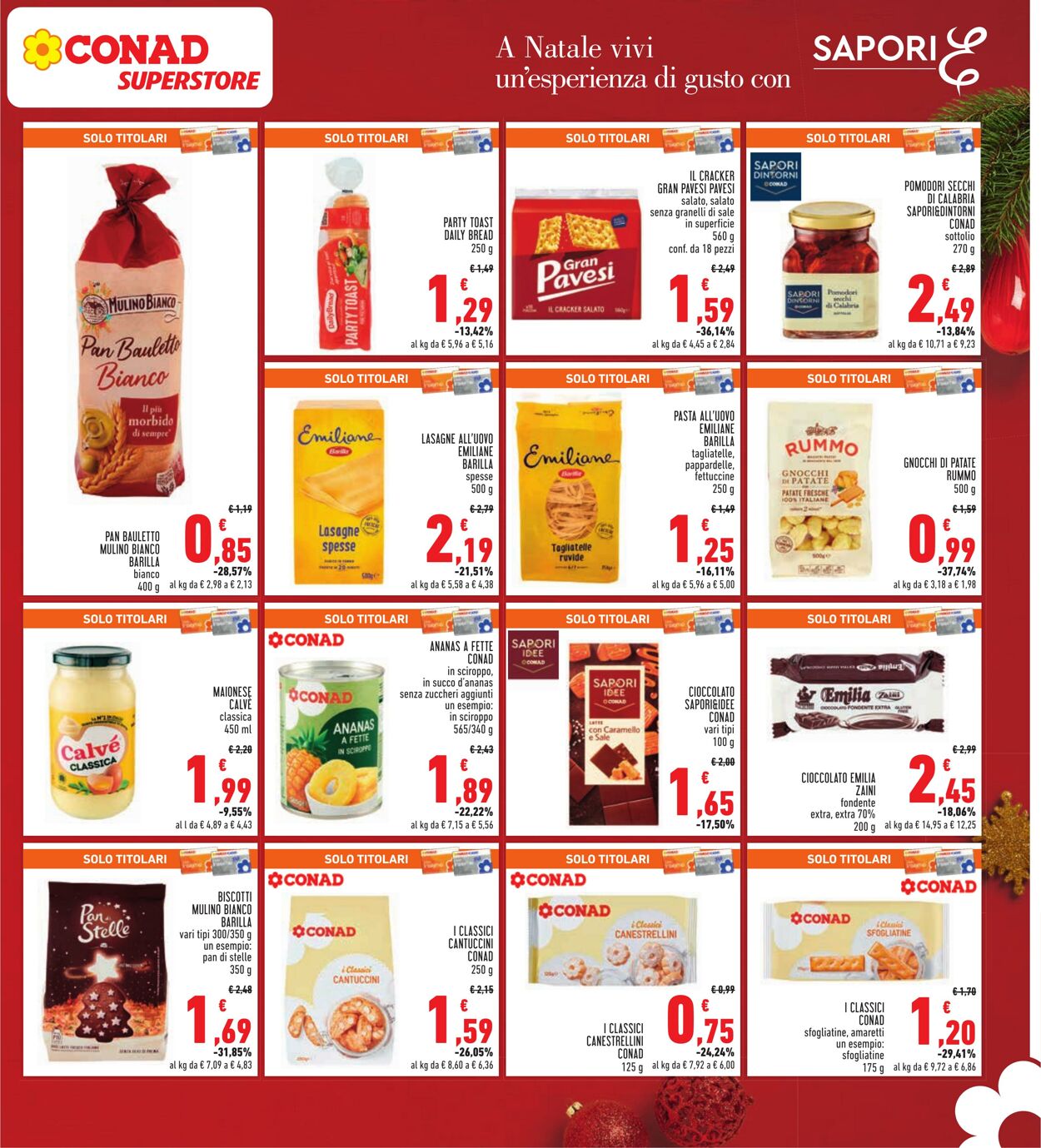 Volantino Conad 09.11.2024 - 26.12.2024