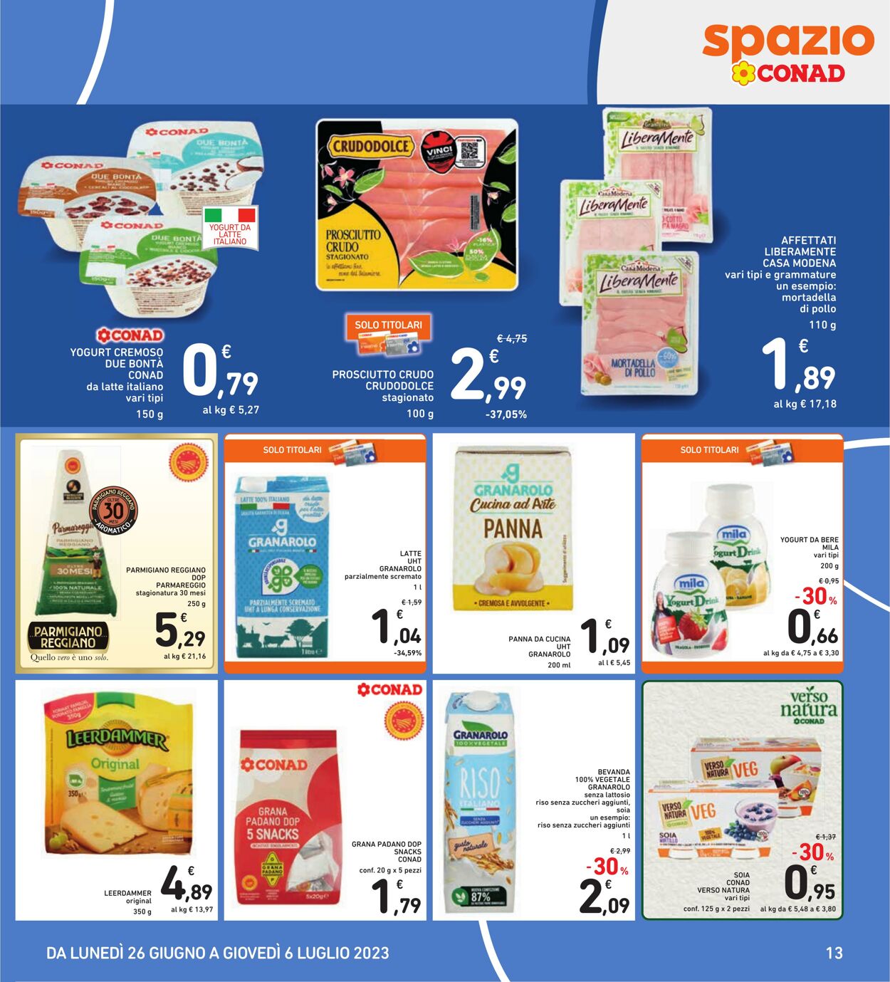 Volantino Conad 26.06.2023 - 06.07.2023