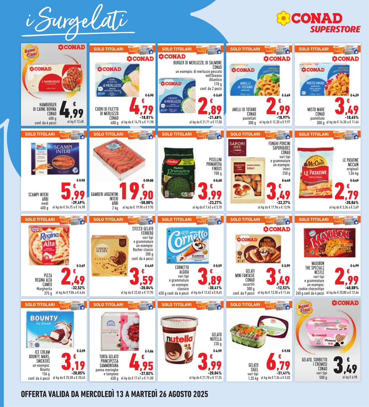 Volantino Conad 09.08.2025 - 09.08.2025