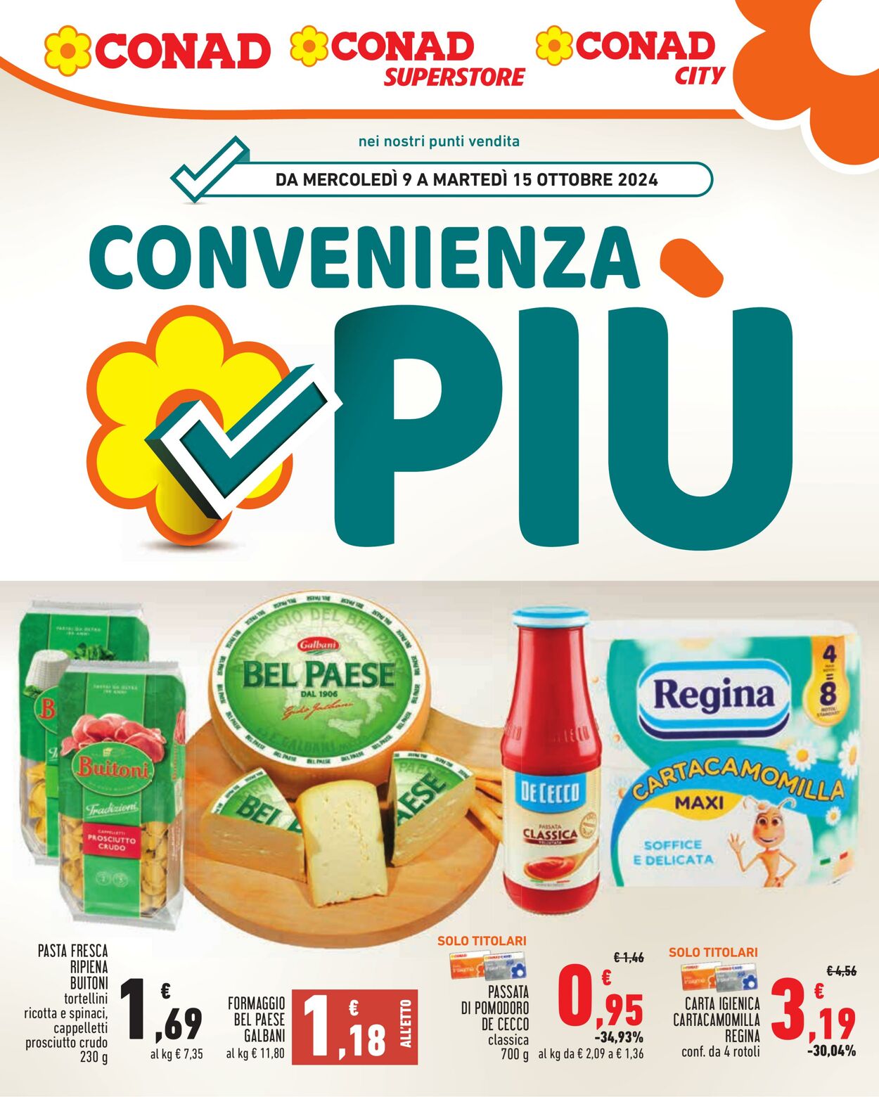 Volantino Conad 09.10.2024 - 15.10.2024