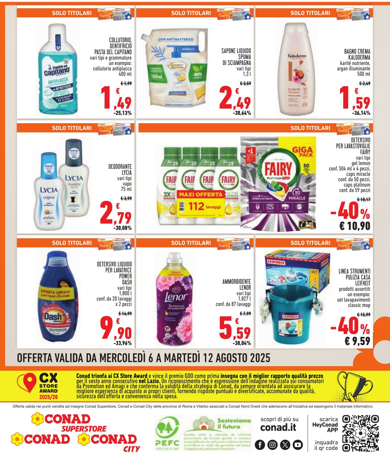 Volantino Conad 01.08.2025 - 01.08.2025