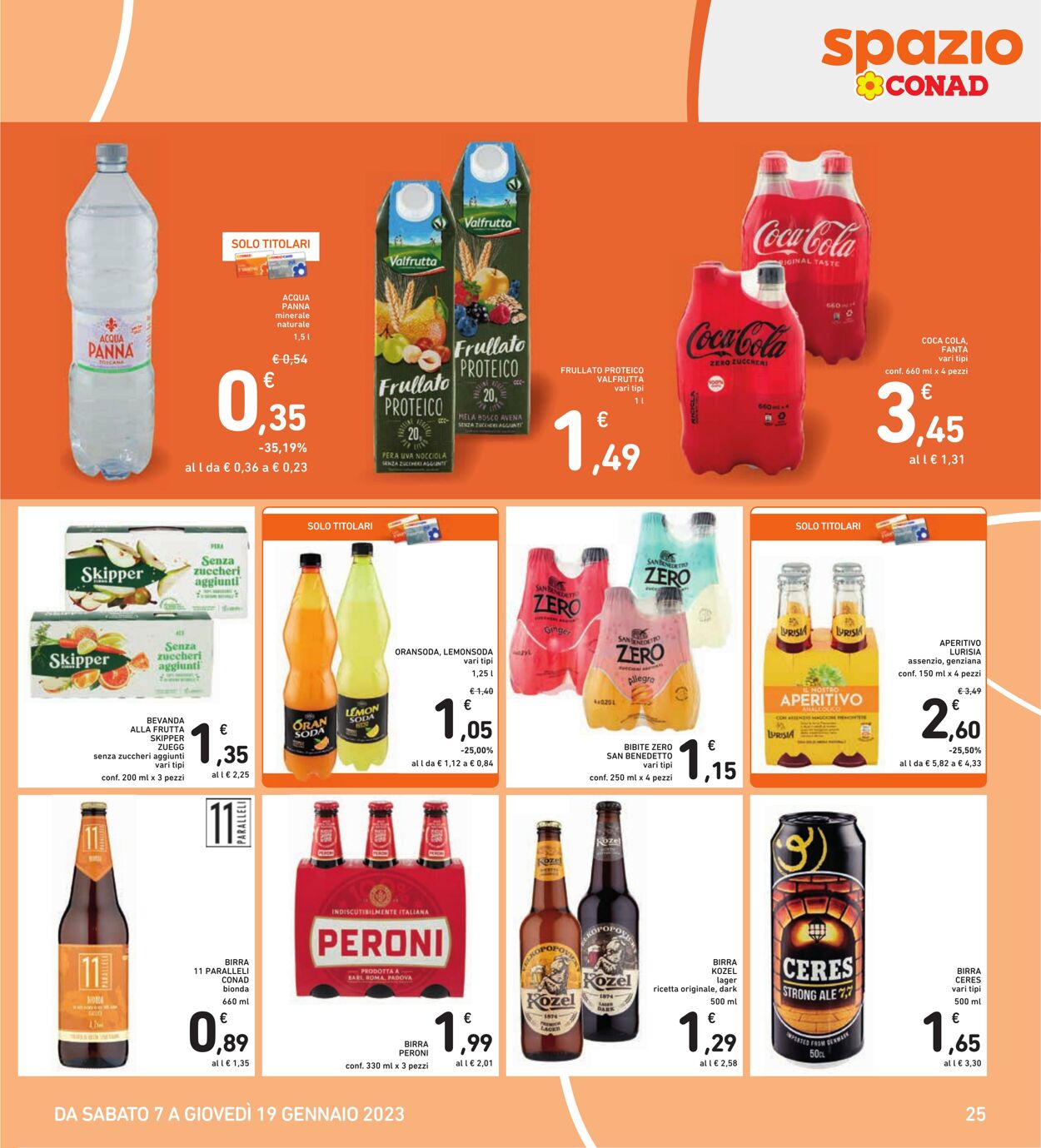 Volantino Conad 07.01.2023 - 19.01.2023