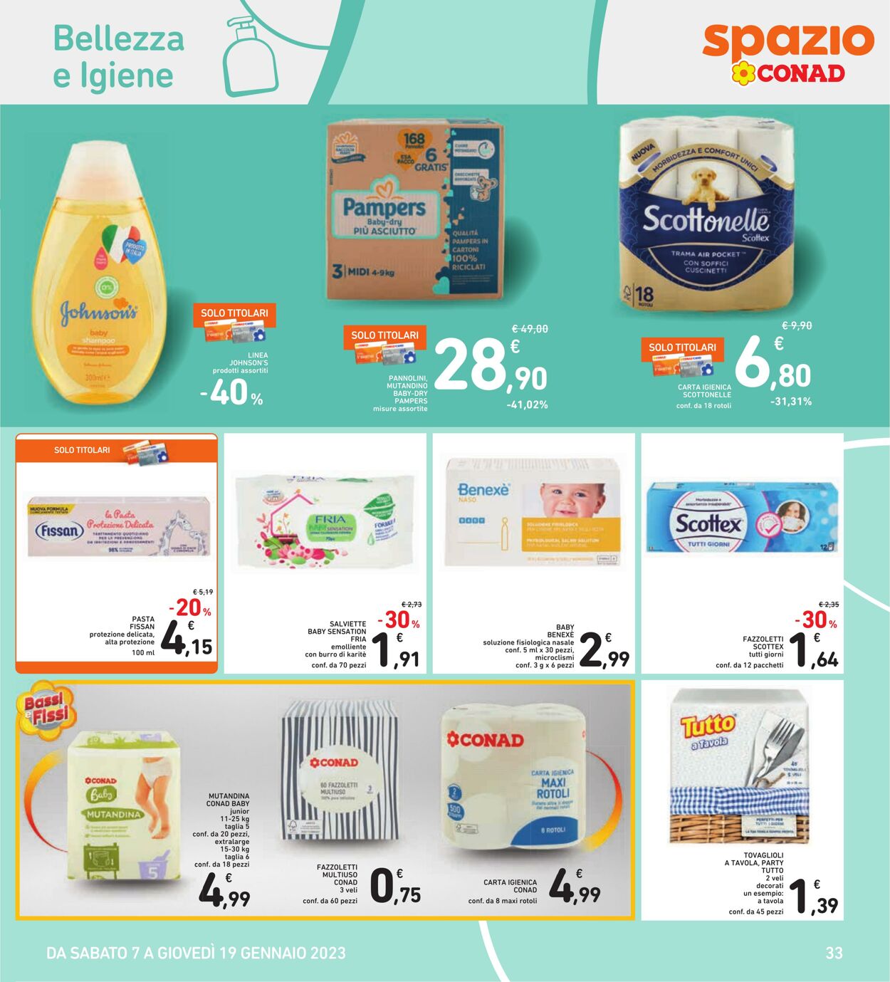 Volantino Conad 07.01.2023 - 19.01.2023