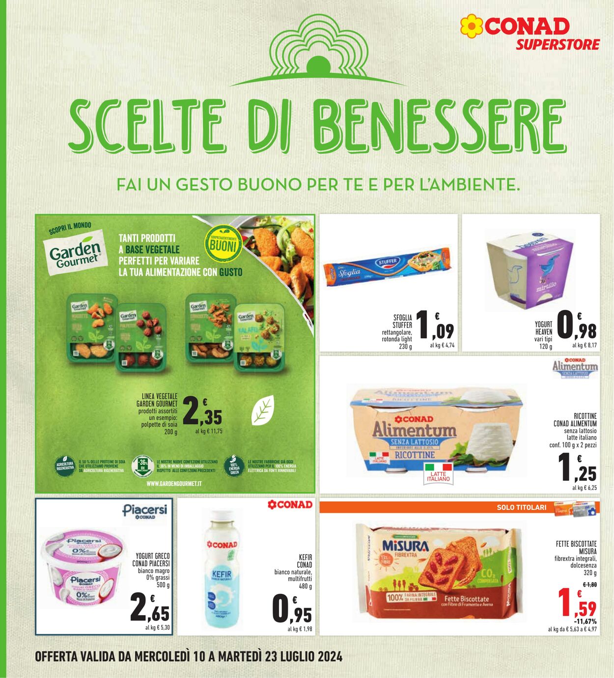 Volantino Conad 10.07.2024 - 23.07.2024