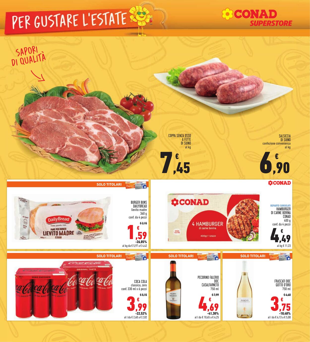 Volantino Conad 10.07.2024 - 23.07.2024