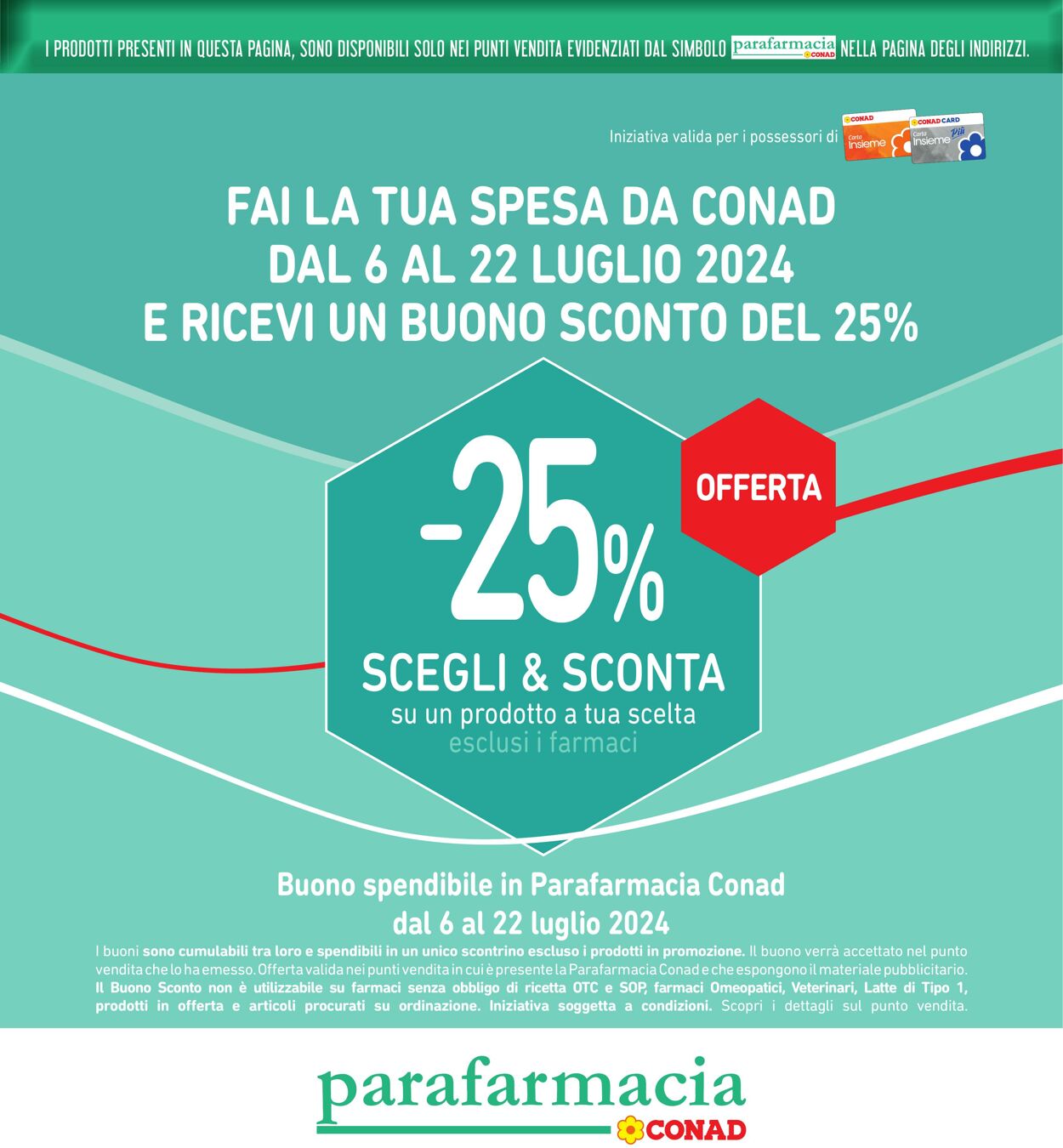 Volantino Conad 10.07.2024 - 23.07.2024