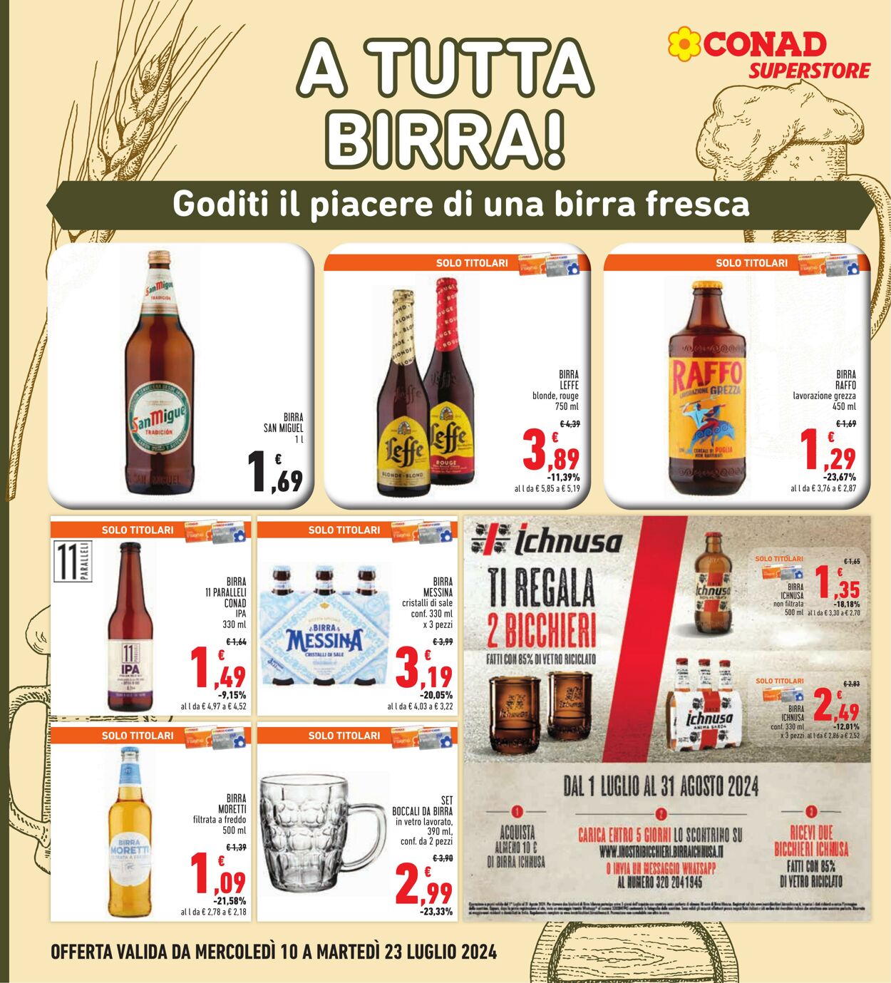 Volantino Conad 10.07.2024 - 23.07.2024