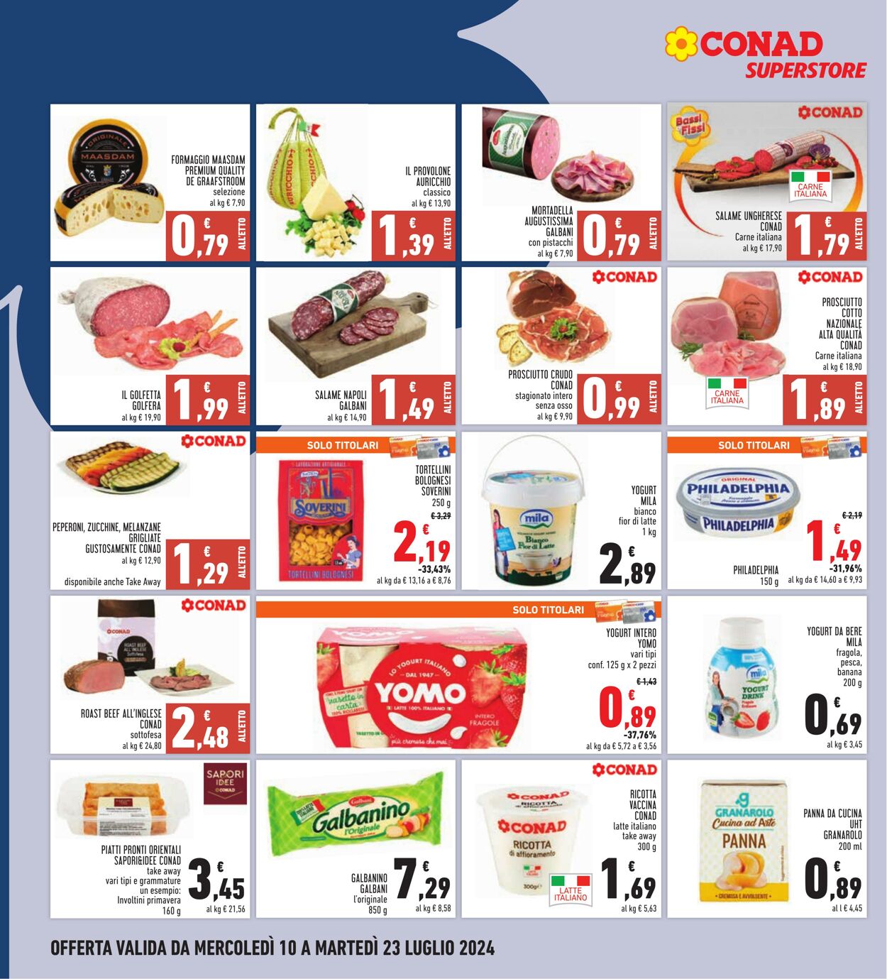 Volantino Conad 10.07.2024 - 23.07.2024