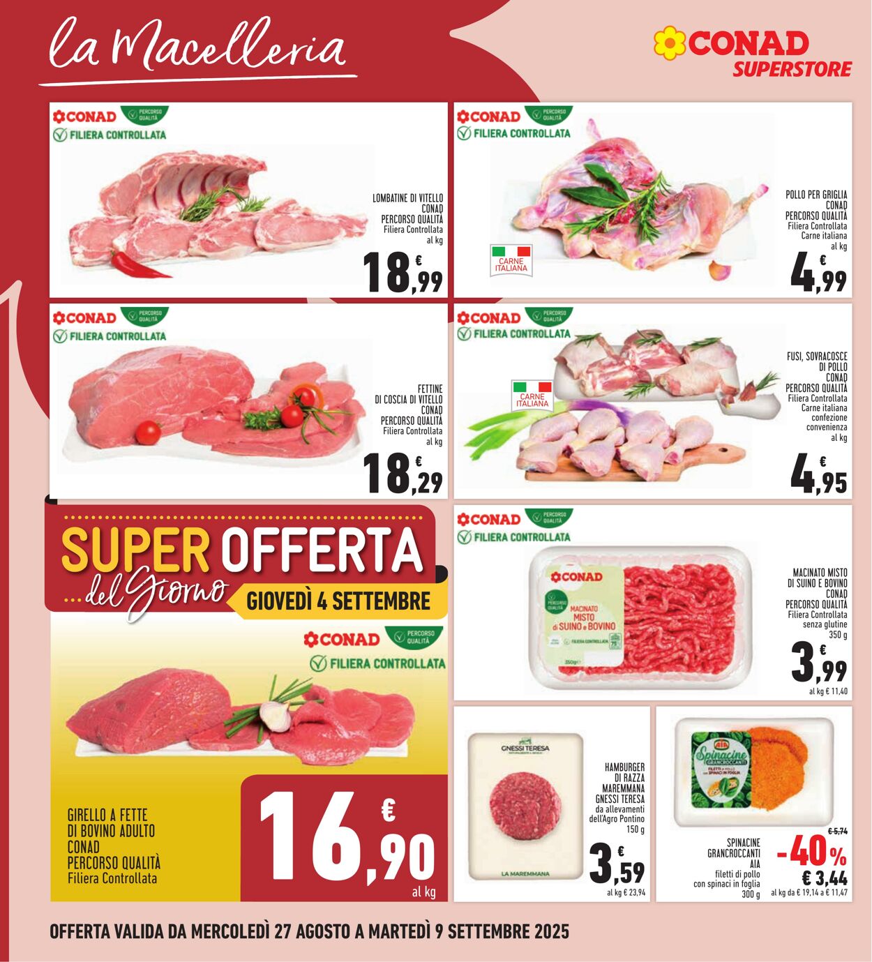Volantino Conad 23.08.2025 - 23.08.2025