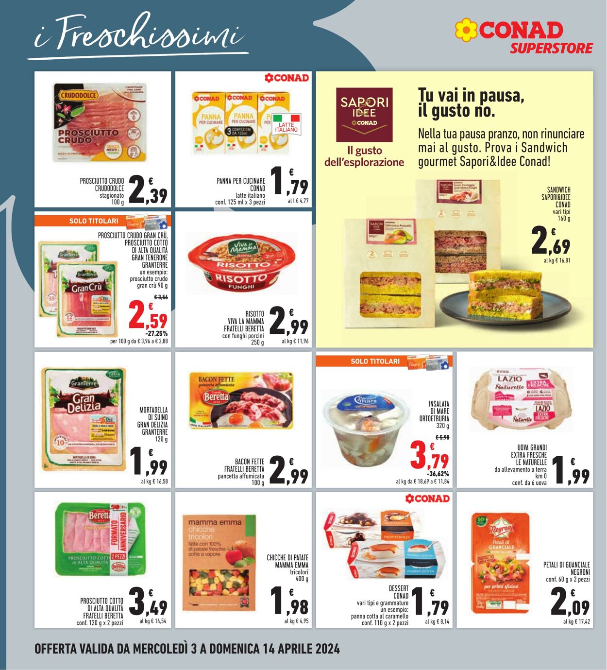 Volantino Conad 03.03.2024 - 14.04.2024