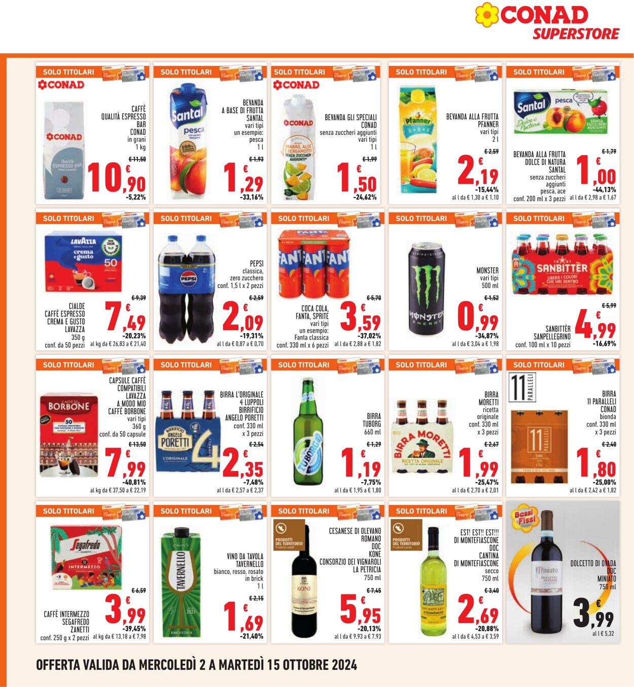 Volantino Conad 02.09.2024 - 15.10.2024