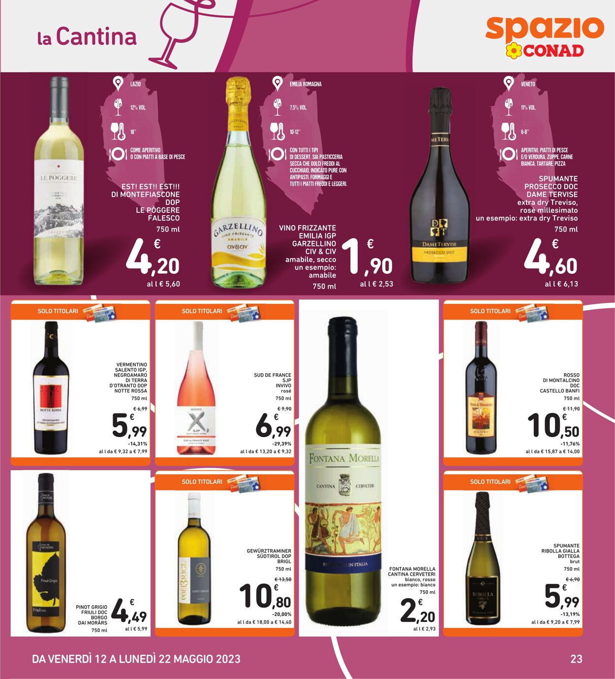 Volantino Conad 12.05.2023 - 22.05.2023