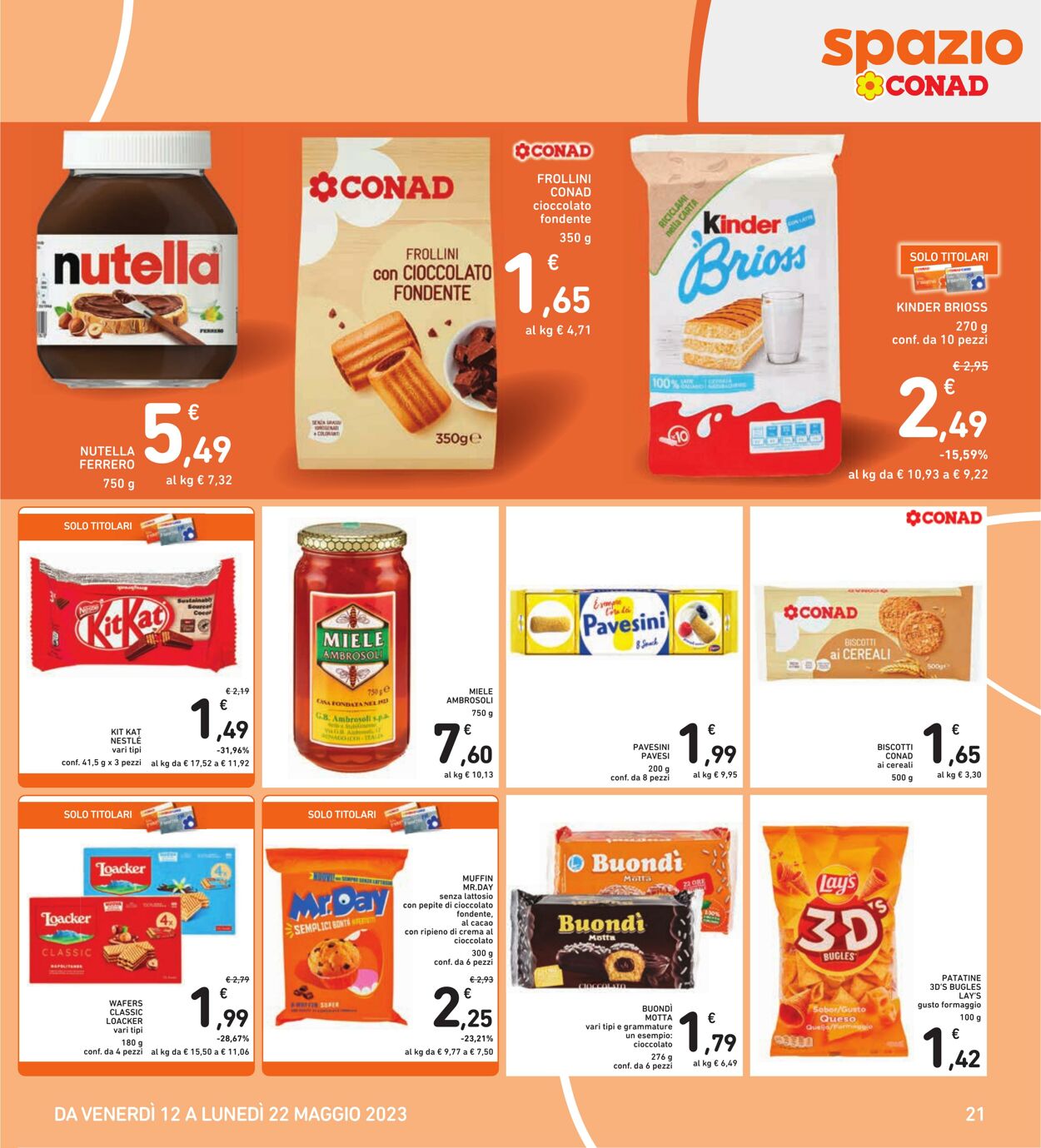 Volantino Conad 12.05.2023 - 22.05.2023