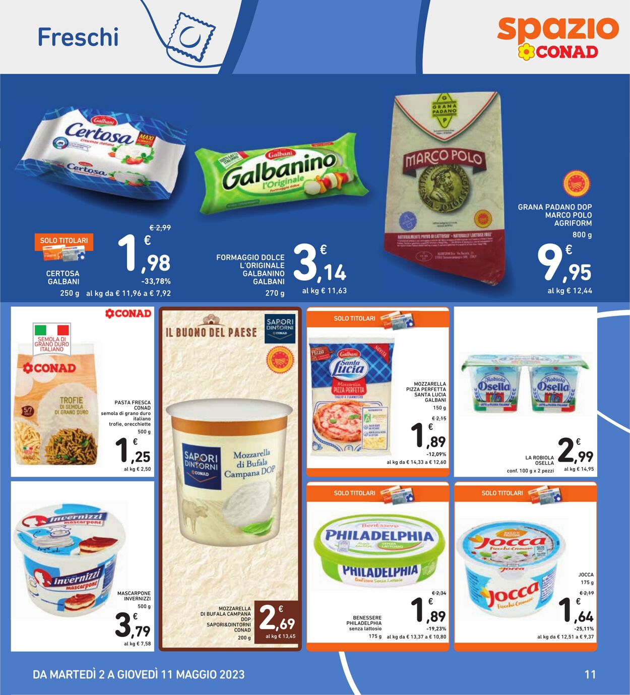 Volantino Conad 02.05.2023 - 11.05.2023