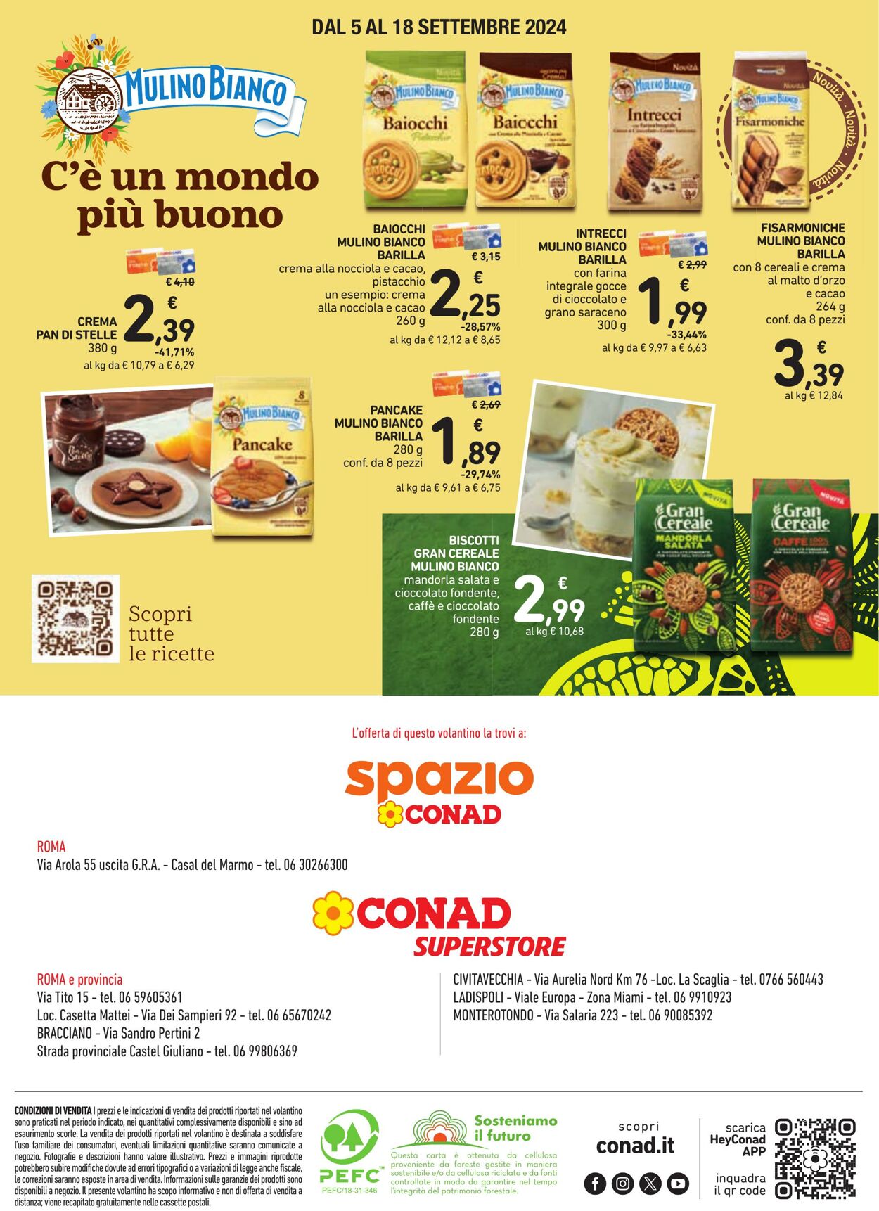 Volantino Conad 05.08.2024 - 18.09.2024